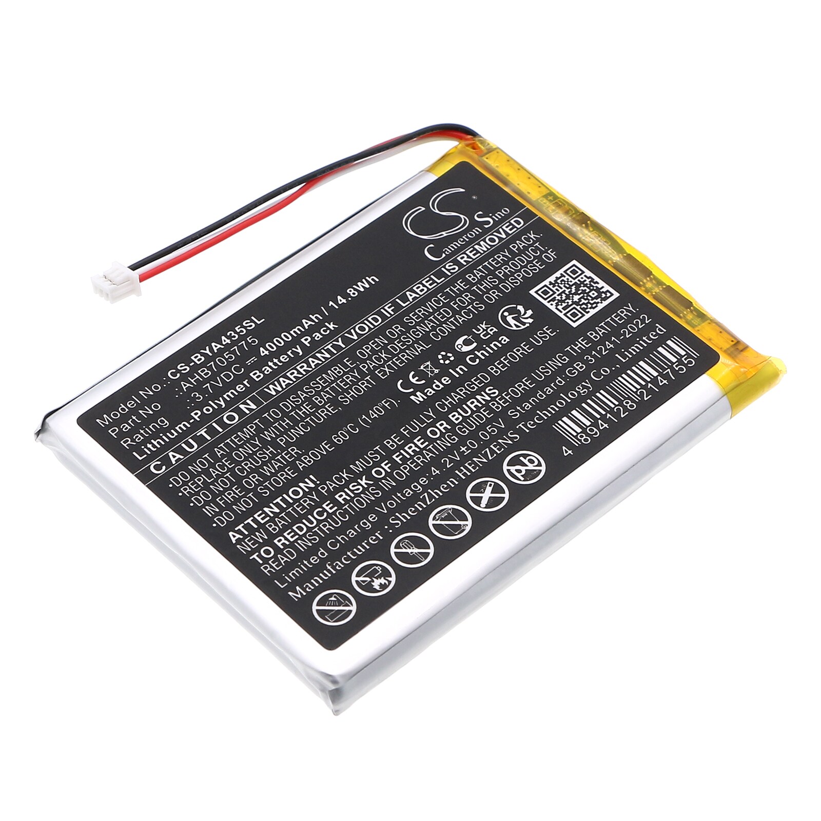 Batteri til BabyPhone for Babymoov A014426, A014433, A014435 etc.