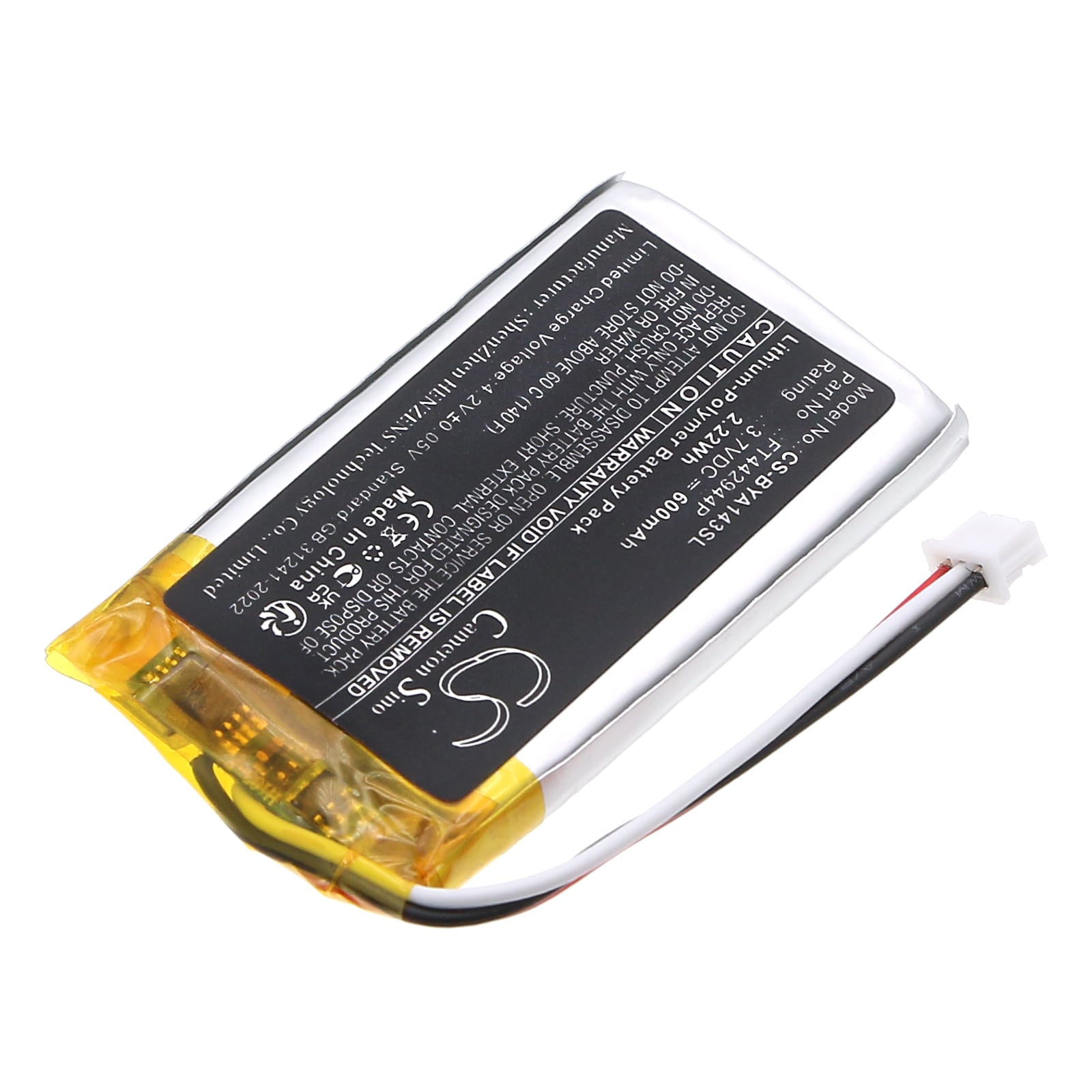 Batteri til BabyPhone for Babymoov A014301, A014303, Babyphone Expert Care Digital og andre.