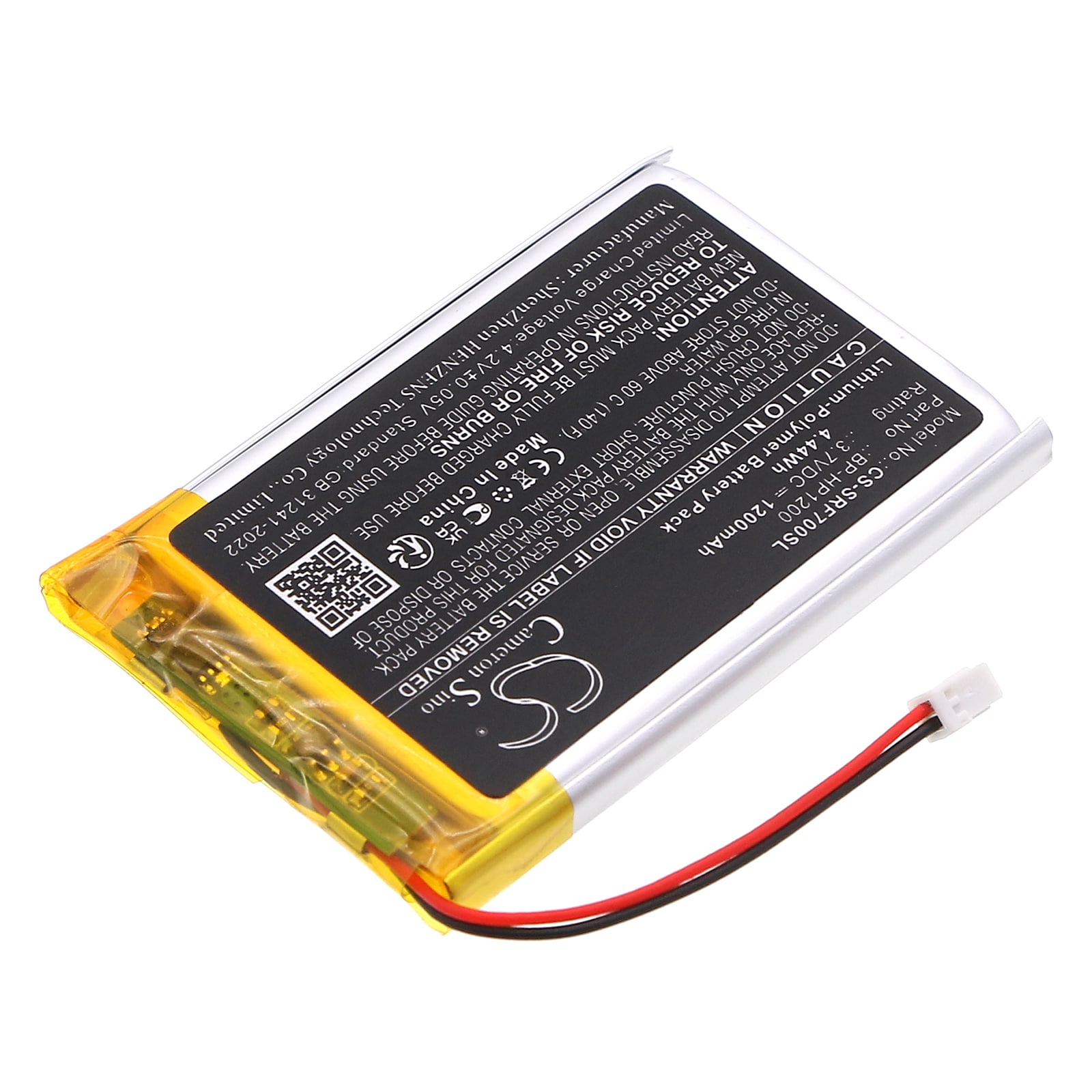 Batteri til trådløst hodesett for MDR-DS7000, MDR-RF7000, MDR-RF7100