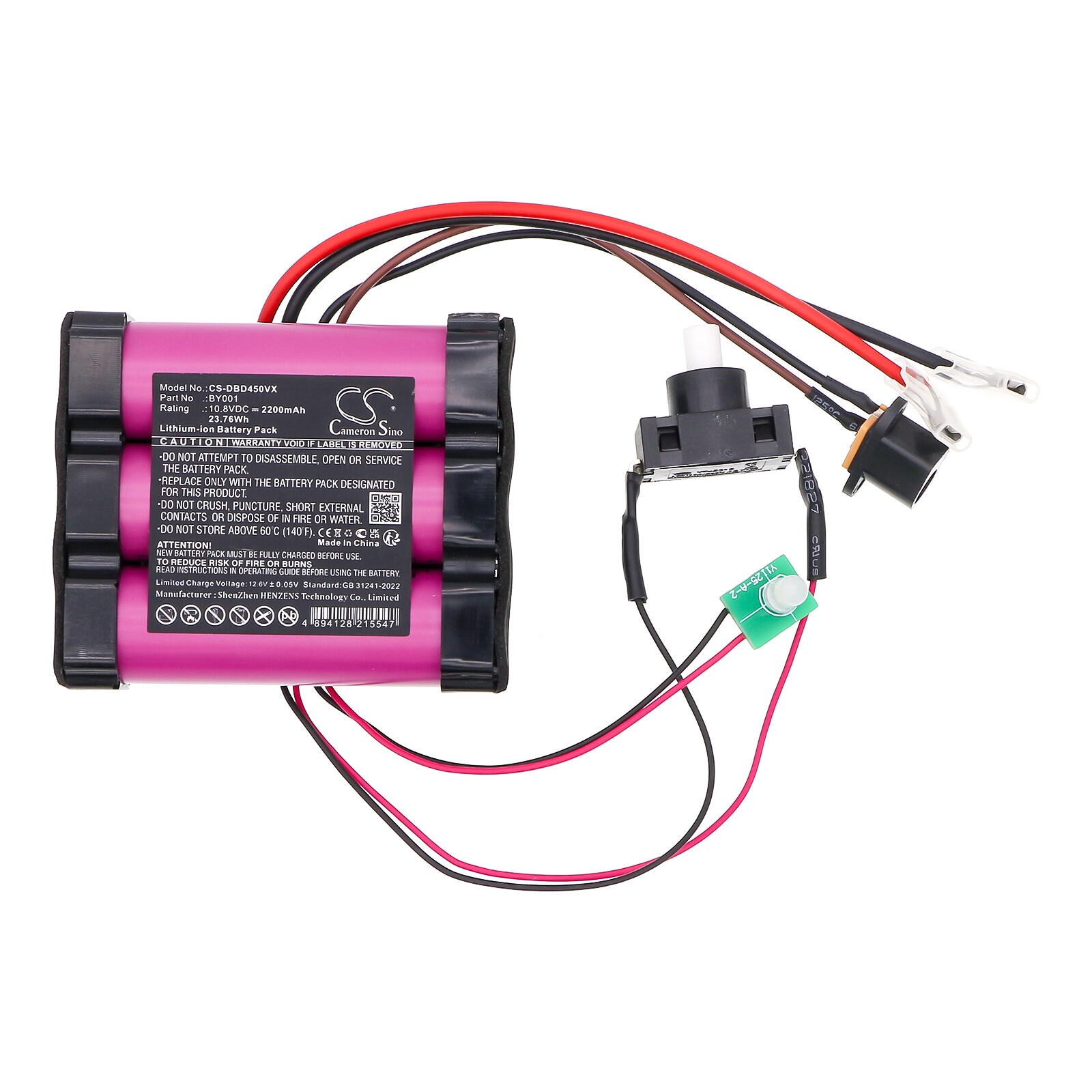 Batteri for støvsuger for Dirt Devil BD45000