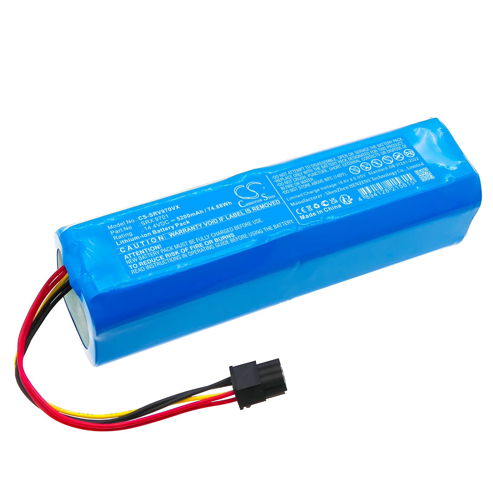 Batteri for vakuum til Sencor SRV 9790BK