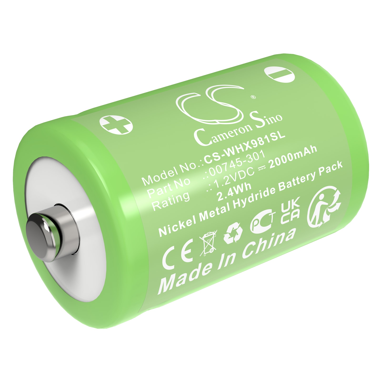 Batteri til barbermaskin for Wahl 7060, 9020, 9326 osv.