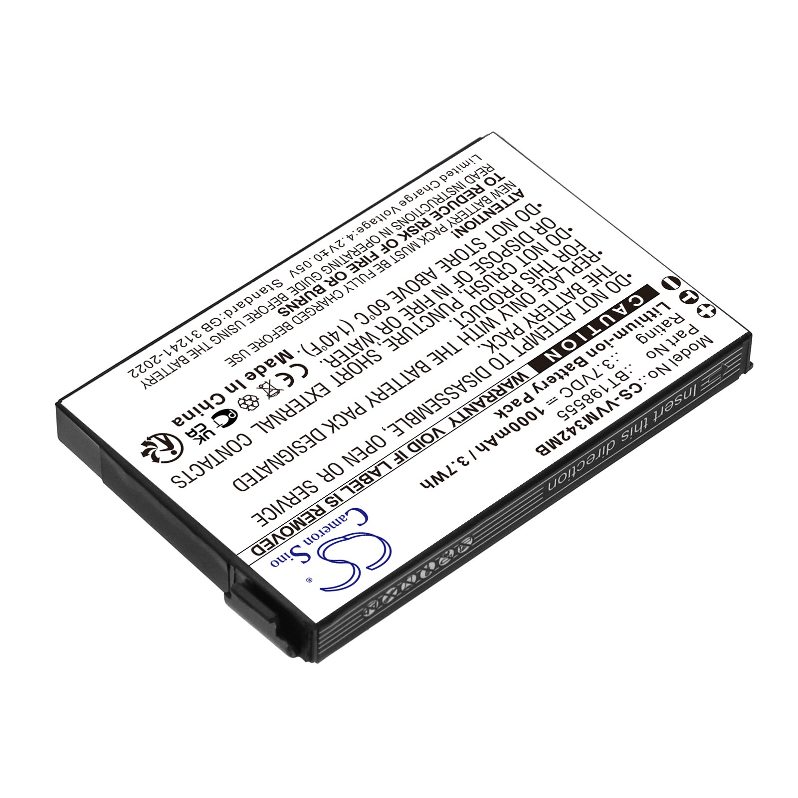 Batteri til BabyPhone for VTech VM342, VM342-2