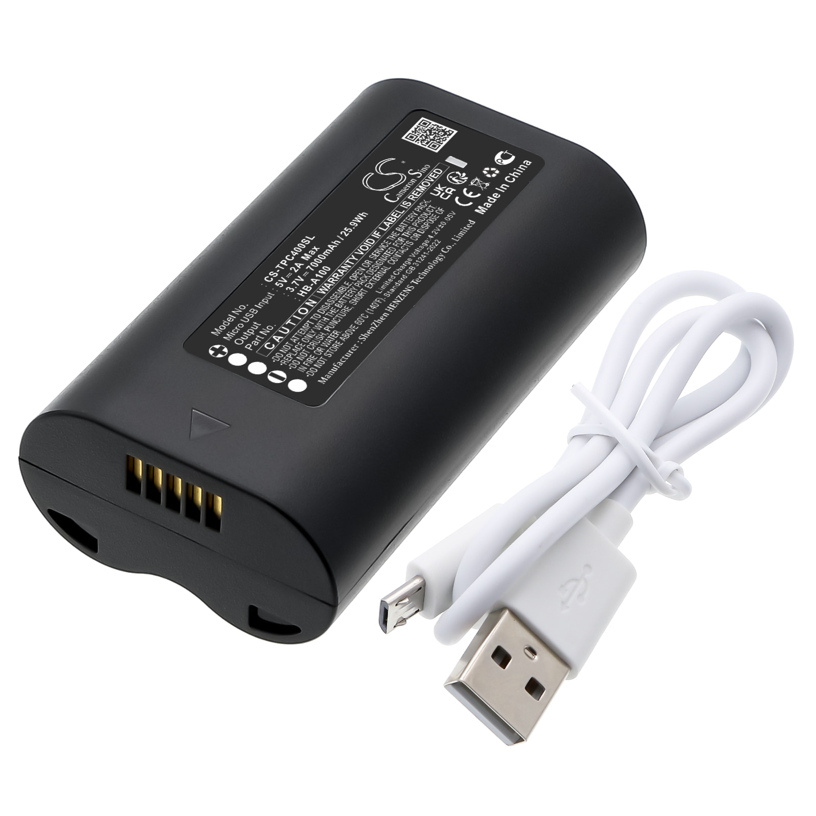 Batteri til sikkerhetskamera for hjemmet for TP-Link C400S2, C420S1, C420S2 og andre.