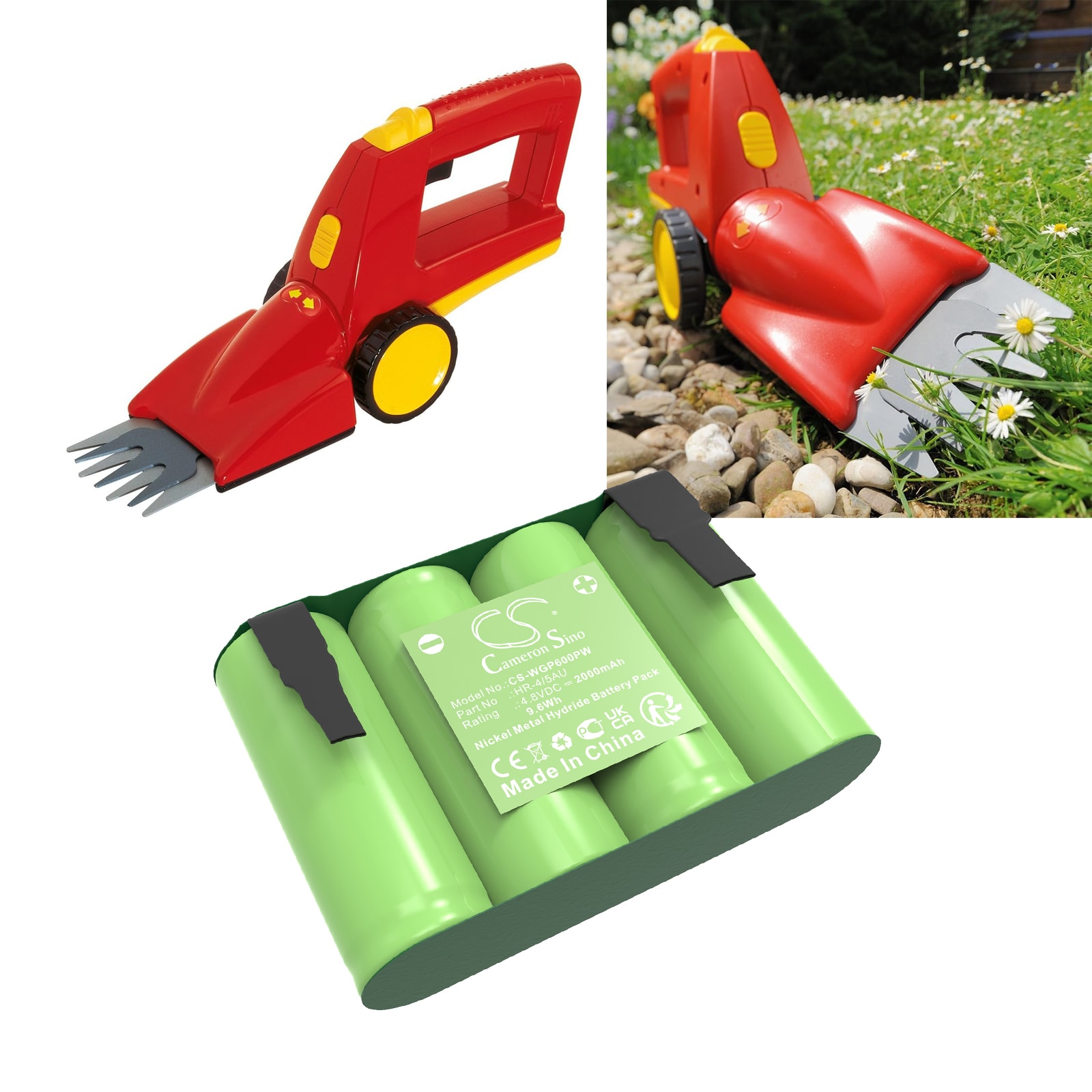 Batteri til hageredskaper for Wolf Garten Accu 60