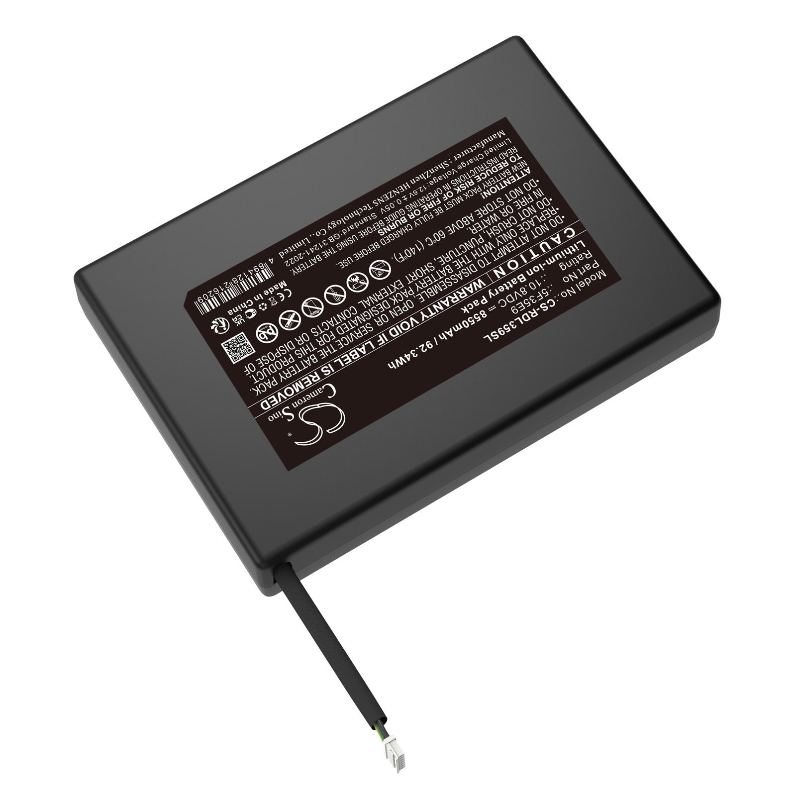 Batteri til sikkerhetskamera for hjemmet for Ring Ring power pack
