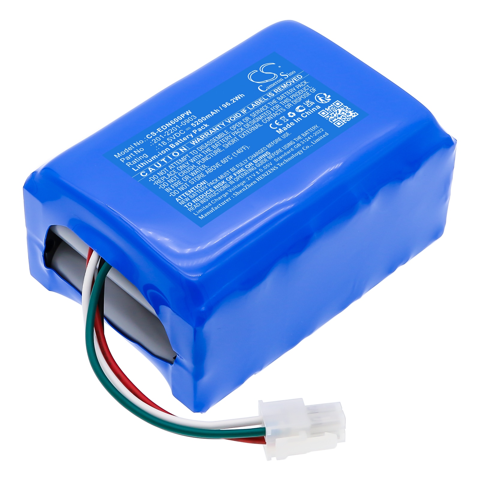Batteri til gressklippere for Ecovacs BAIZE, G1-800, G1-800G og andre