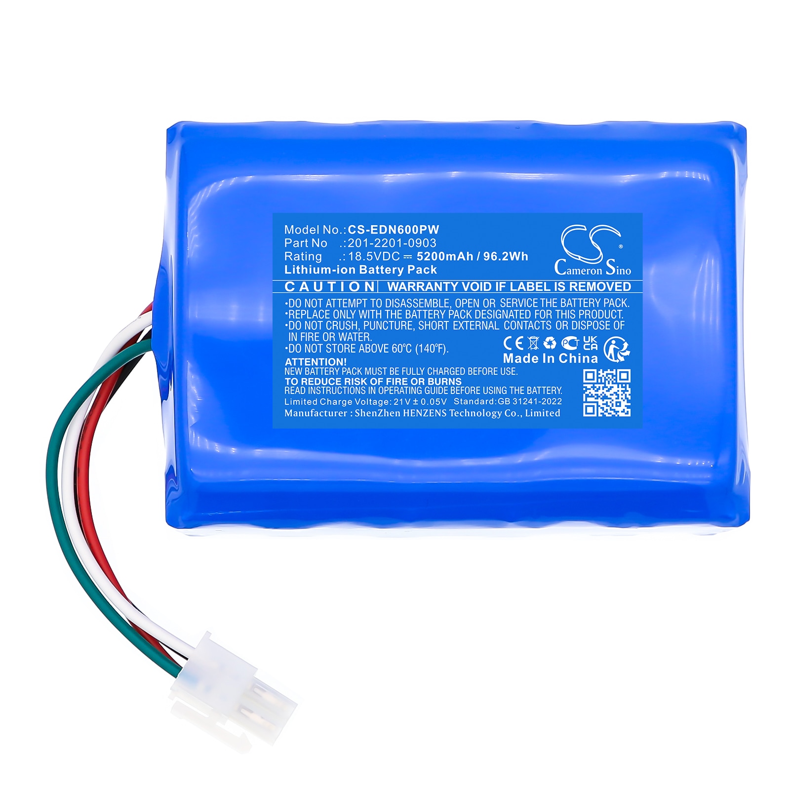 Batteri til gressklippere for Ecovacs BAIZE, G1-800, G1-800G og andre