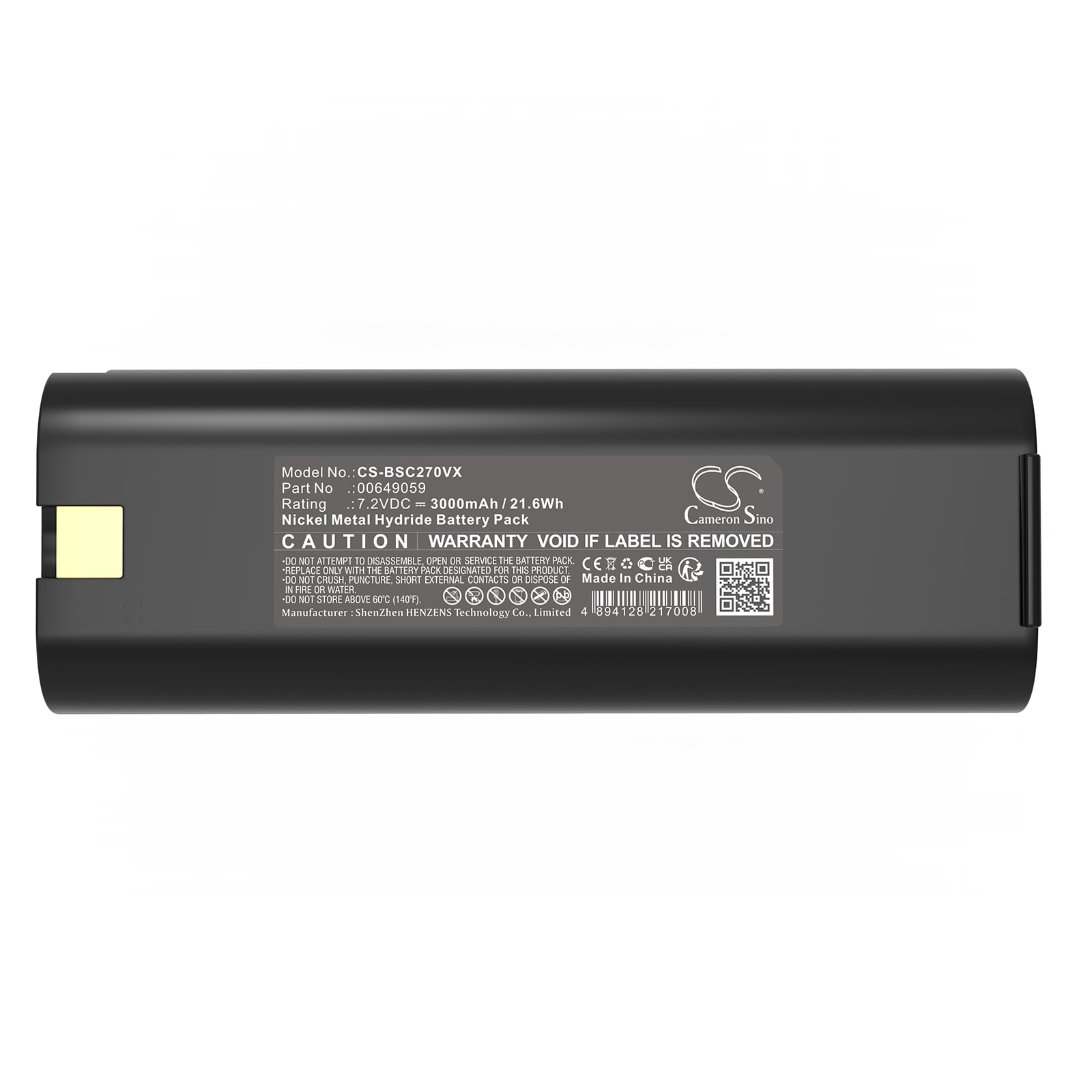 Batteri for støvsuger for Bosch BBZ36AB01, BBZ37GB01, BSB130001 og andre.