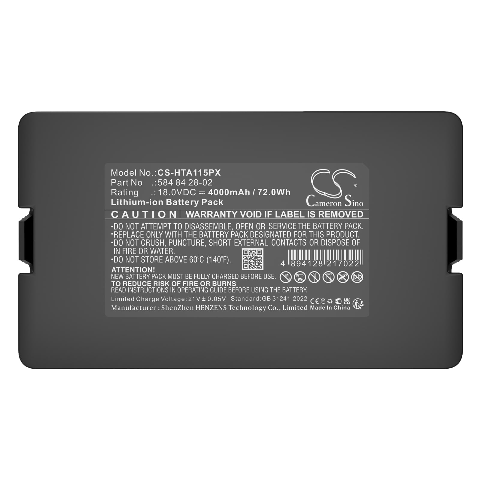 Batteri til gressklippere fra Gardena Sileno / Automower / Flymo / Husqvarna – 4000 mAh