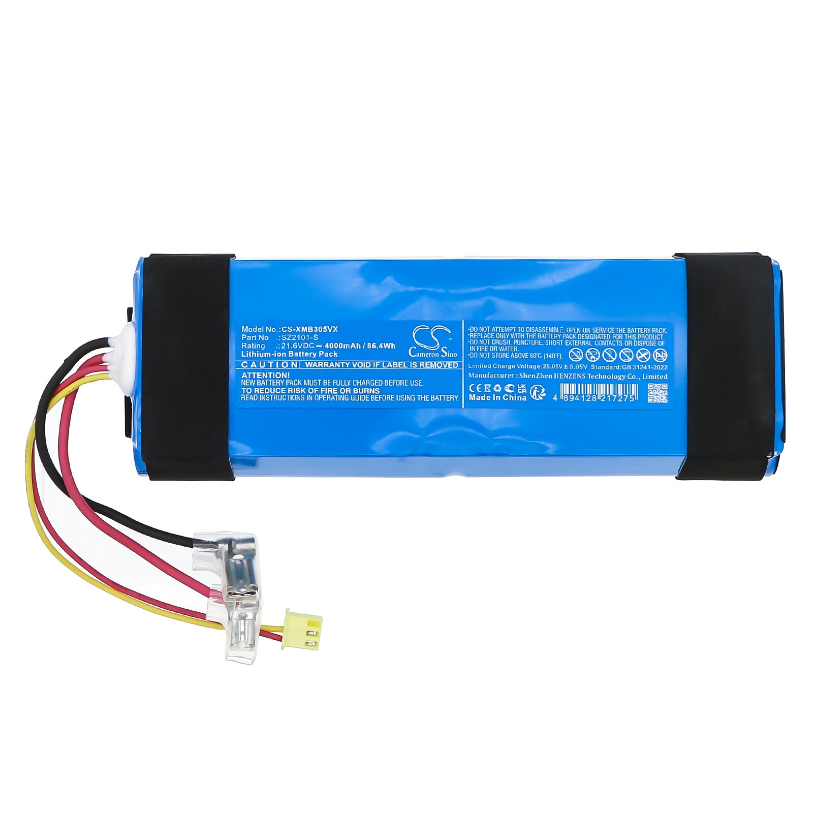 Batteri for støvsuger for Xiaomi B305GL, MJGWXDJ, Truclean W10