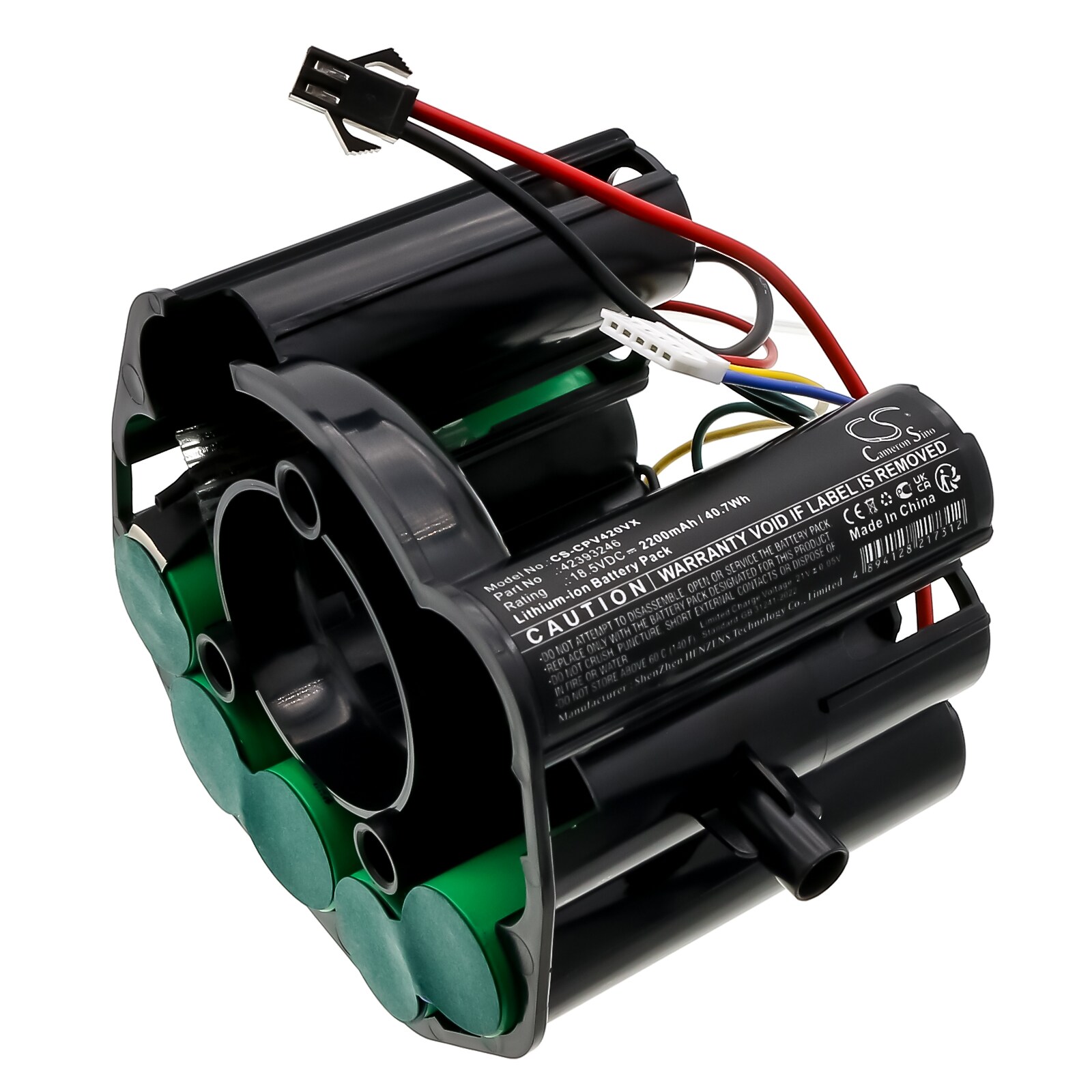 Batteri for Vacuum for Concept VP4135 (5-polet), VP4201 (5-polet)