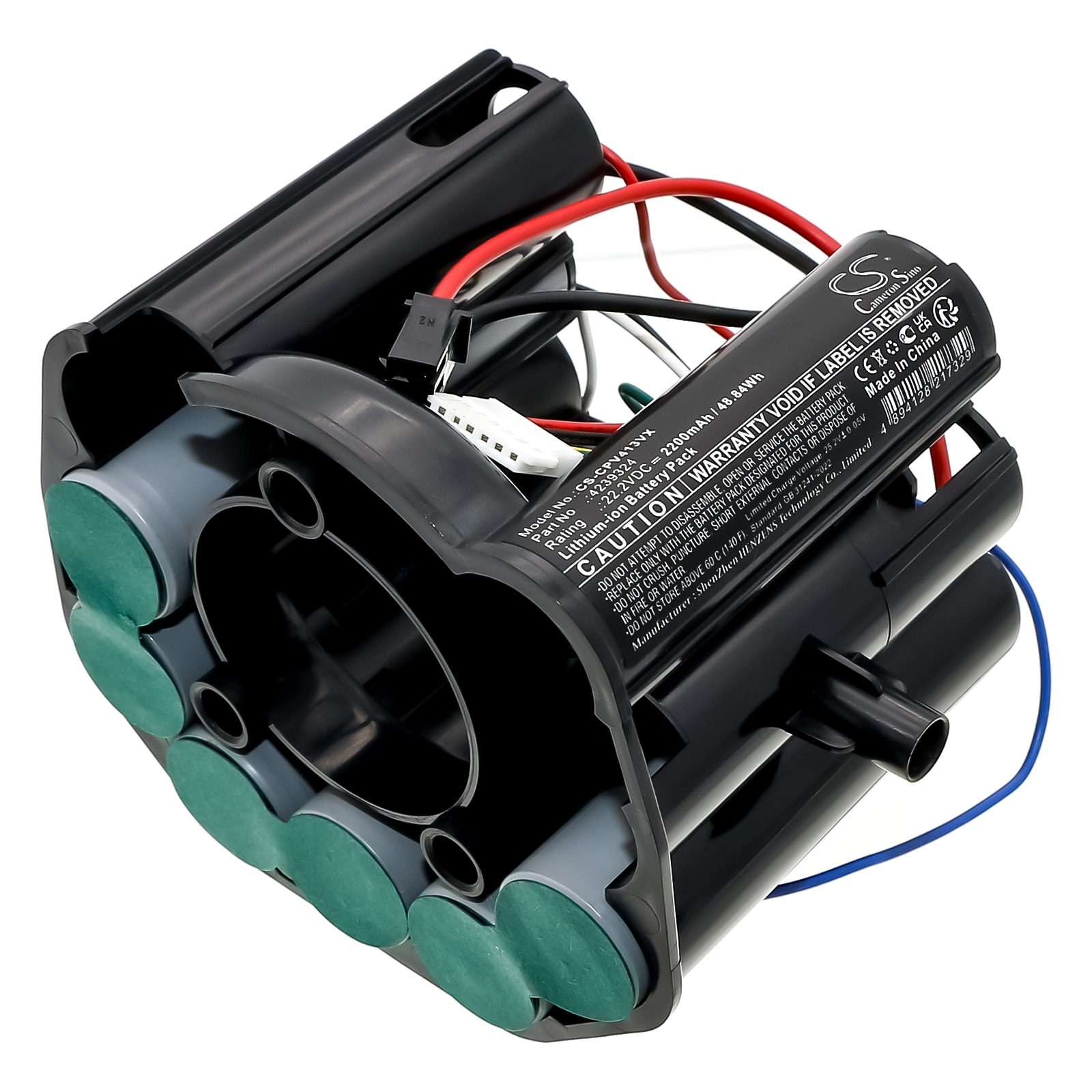 Batteri for Vacuum for Concept VP4136 2in1 (6 pin)