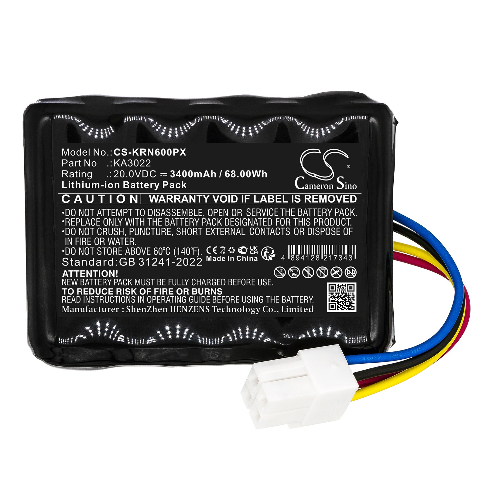 Batteri til gressklippere for Kress Mission, Mission KR100 Nano, Mission KR101E Nano osv.