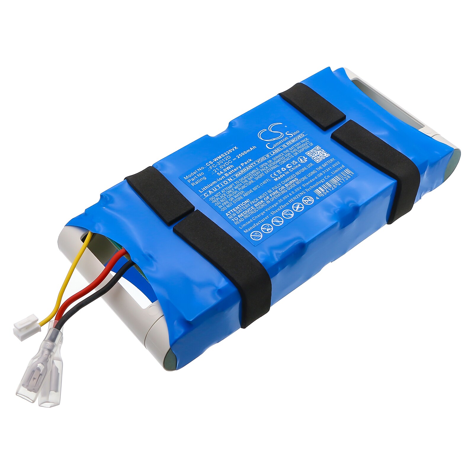 Batteri for vakuum til WOMOW S22 Tech