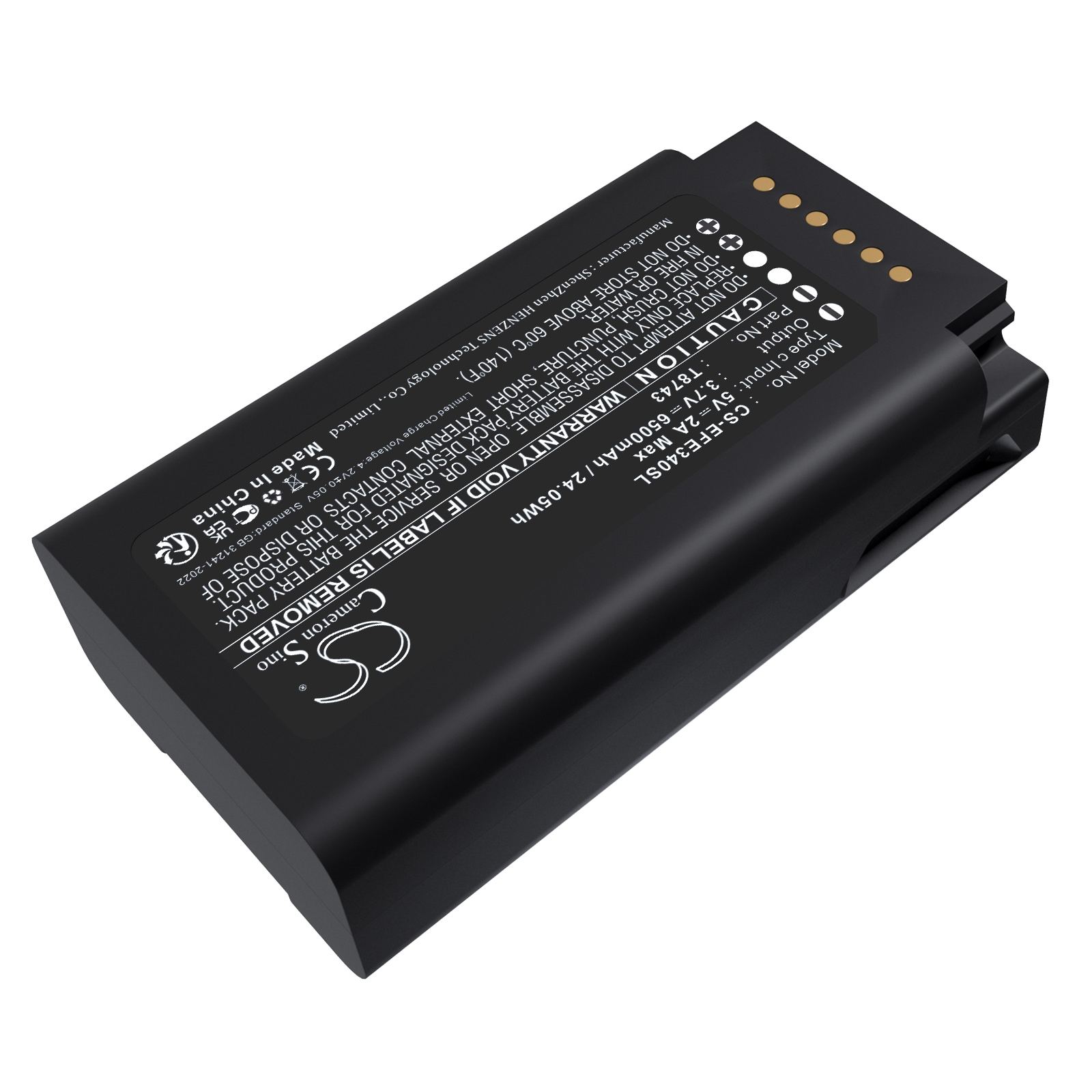 Batteri for sikkerhetskamera til Eufy Video Doorbell E340