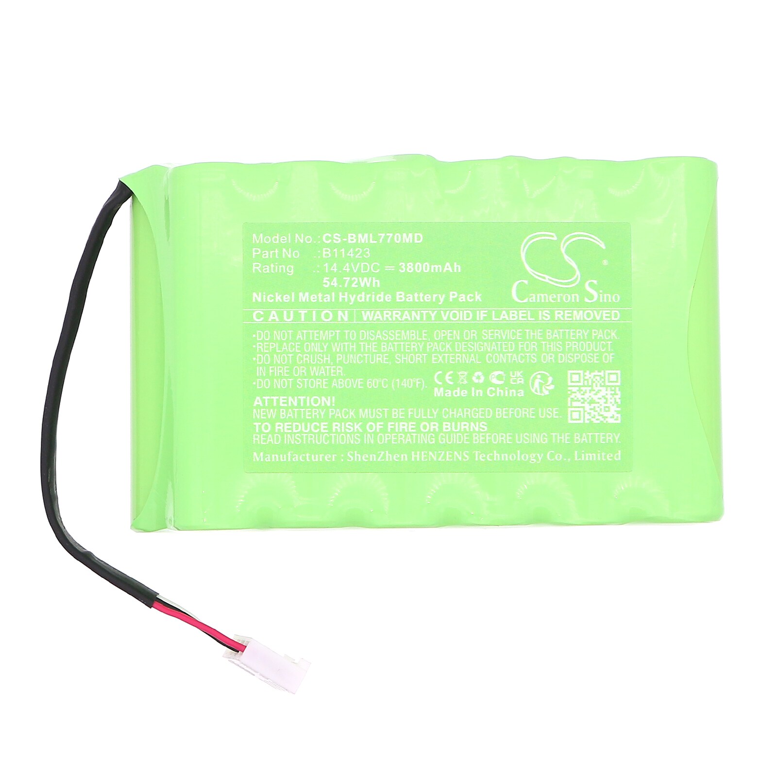 Batteri for medisinsk for biomedisinsk Radiometer America ABL 77 blodgassanalysator