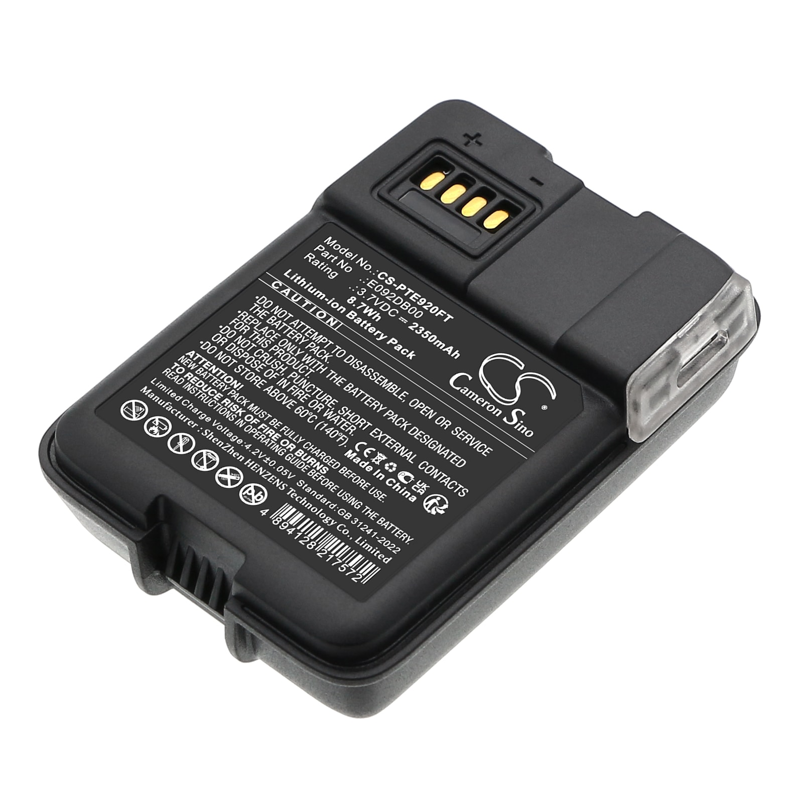 Batteri til lommelykt for Petzl Swift RL, Swift RL Pro