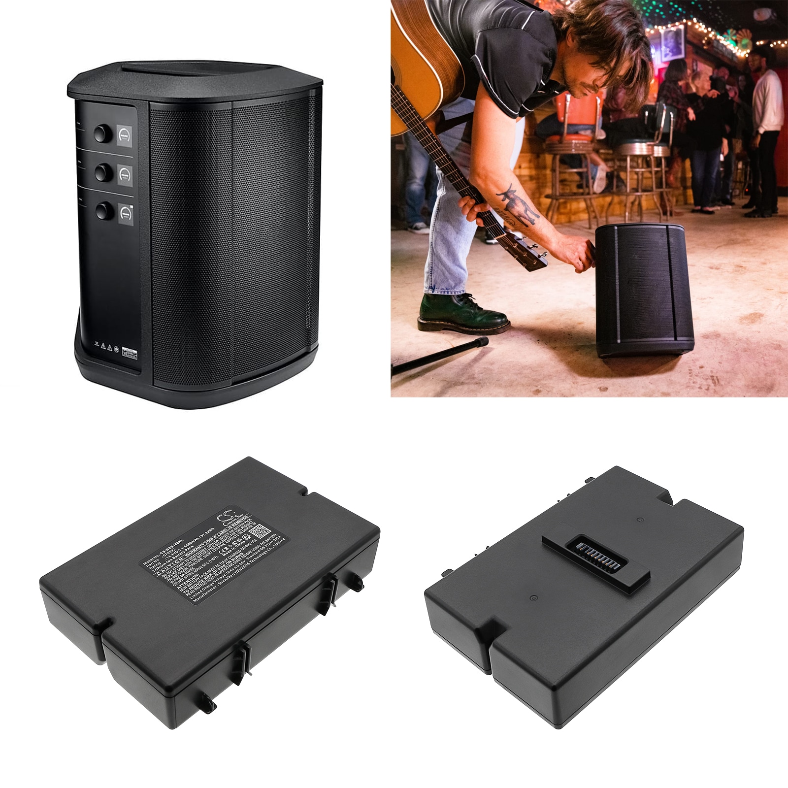 Batteri for høyttaler til BOSE S1 Pro, S1 Pro Multi-Position PA System
