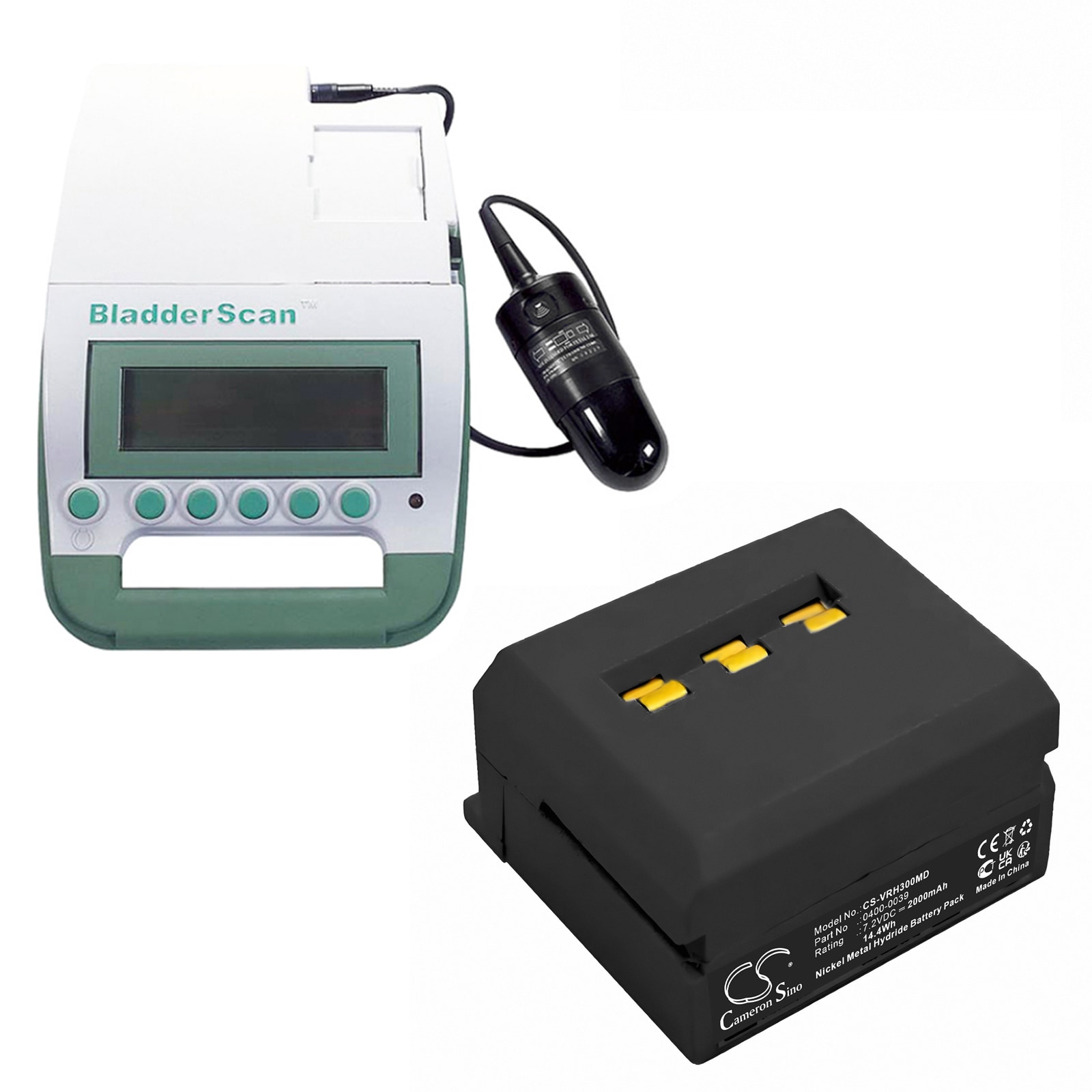 Batteri for medisinsk bruk til Verathon Bladerscan BVI 2500, Bladerscan BVI 3000