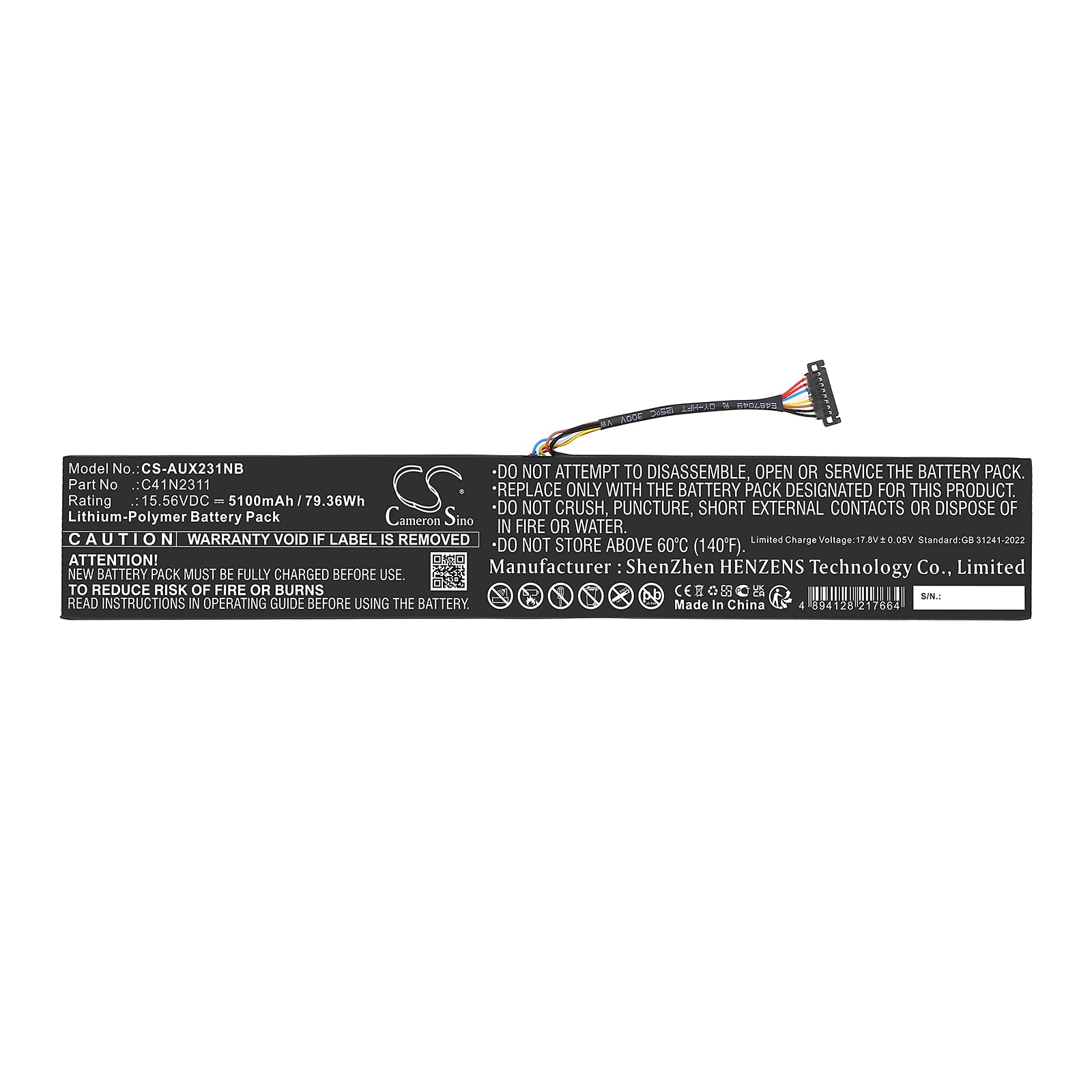 Batteri til bærbar PC for Asus ROG Ally X