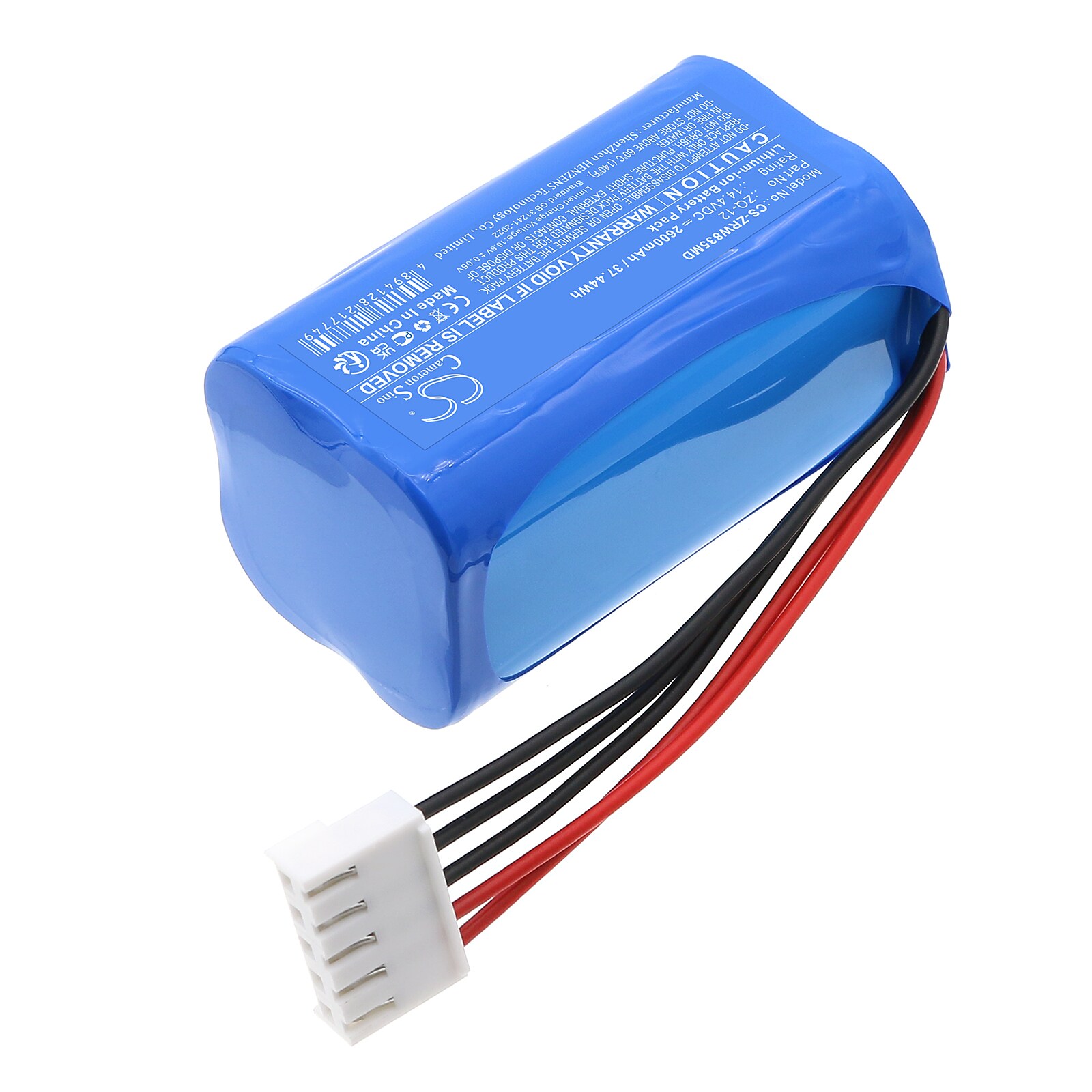 Batteri for medisinsk bruk for Zoncare WPD-0080, WPD04-0178, WPD07-0035 og andre.