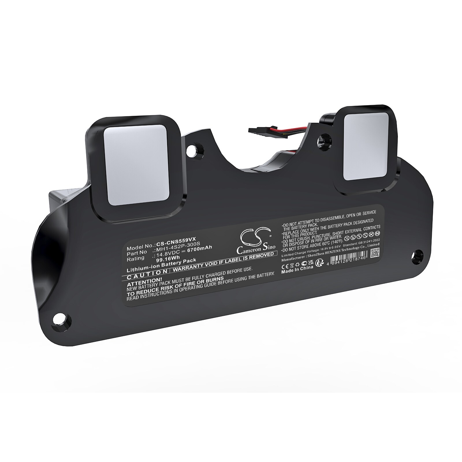 Batteri for vakuum til CECOTEC Conga 5090, Conga 5490, Conga 6090 osv.