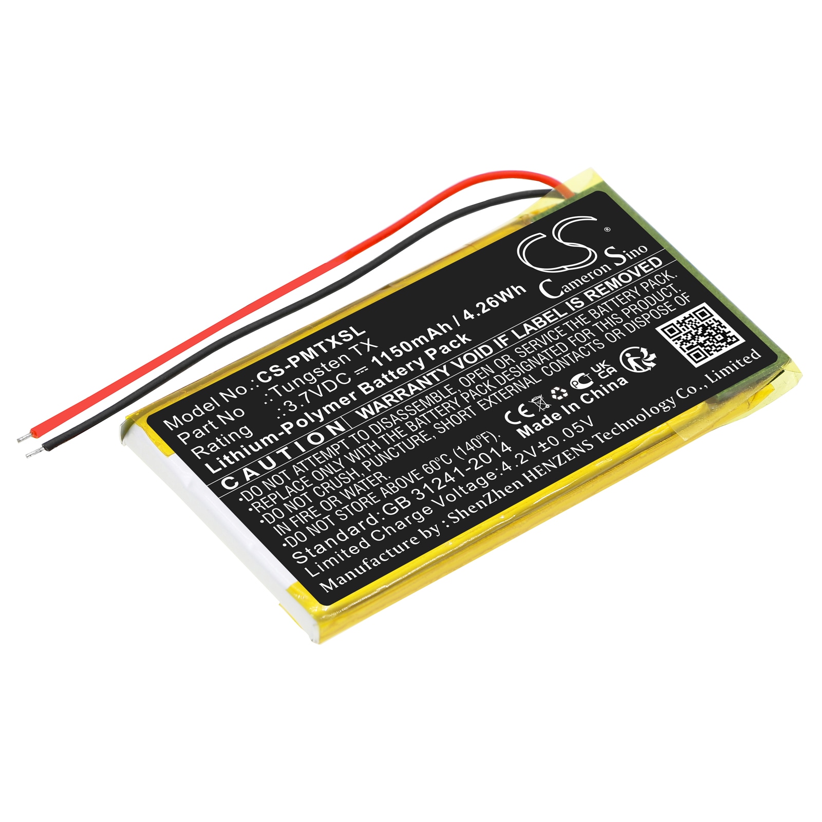 Batteri for Pocket PC, PDA for Palm Tungsten TX