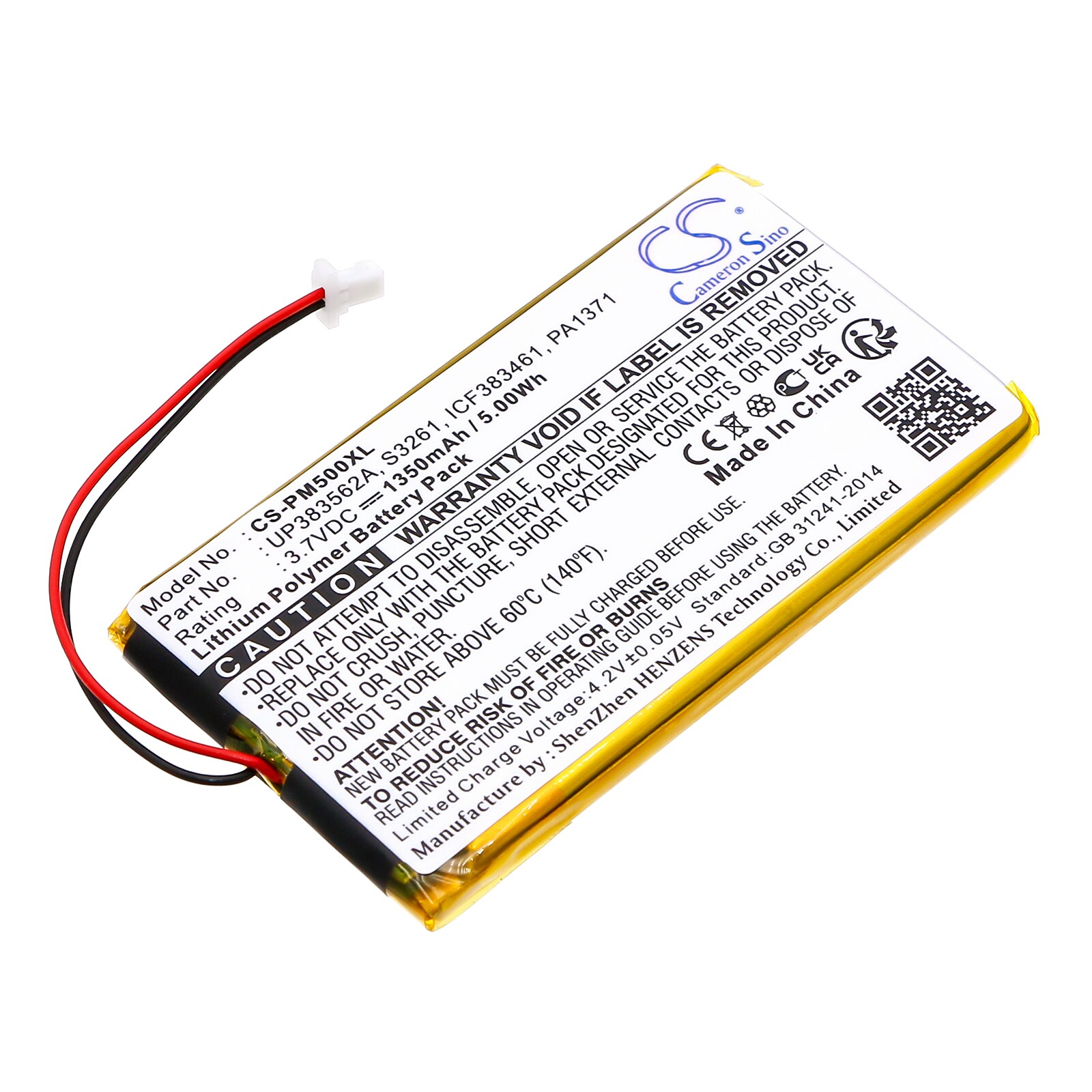 Batteri for Pocket PC, PDA for Palm M515, M500, M505