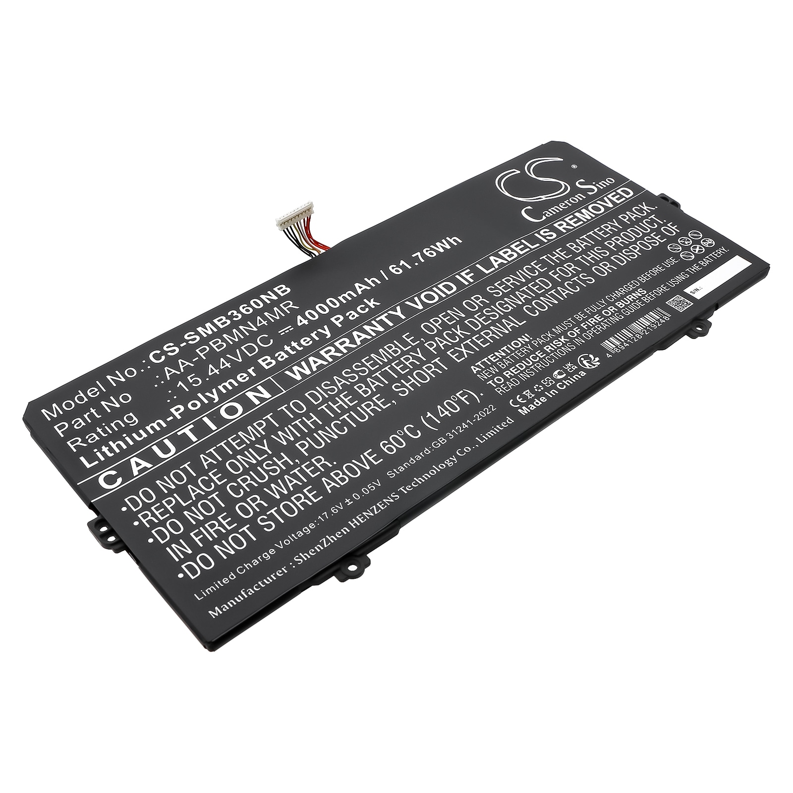 Batteri til bærbar PC for Samsung GALAXY BOOK PRO NP930XDB-KD1HK og andre.