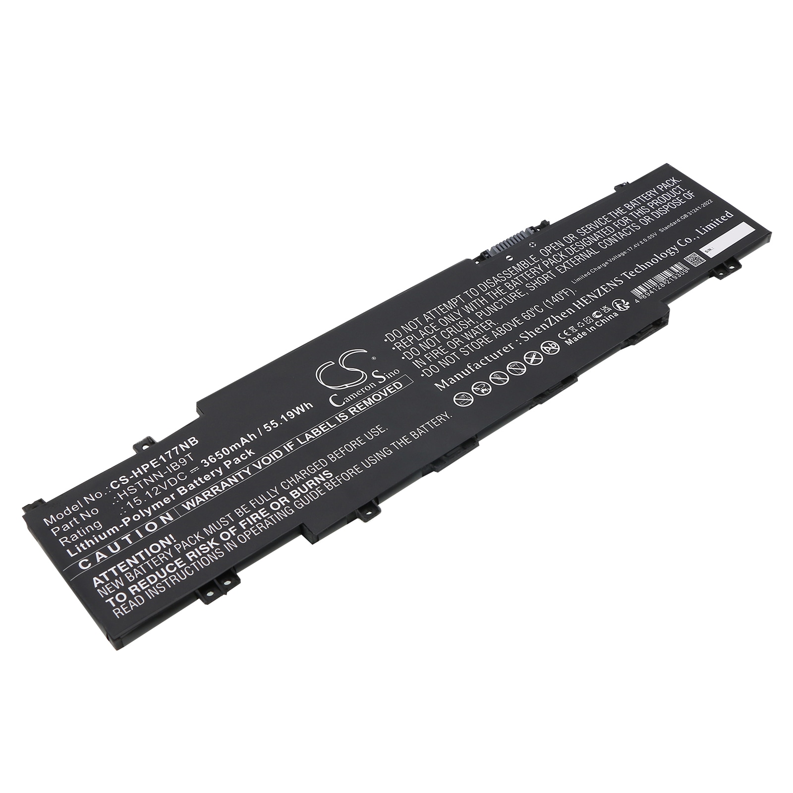 Batteri til bærbar PC for HP Envy 17-CH0005UA, Envy 17-CH0010CA og andre