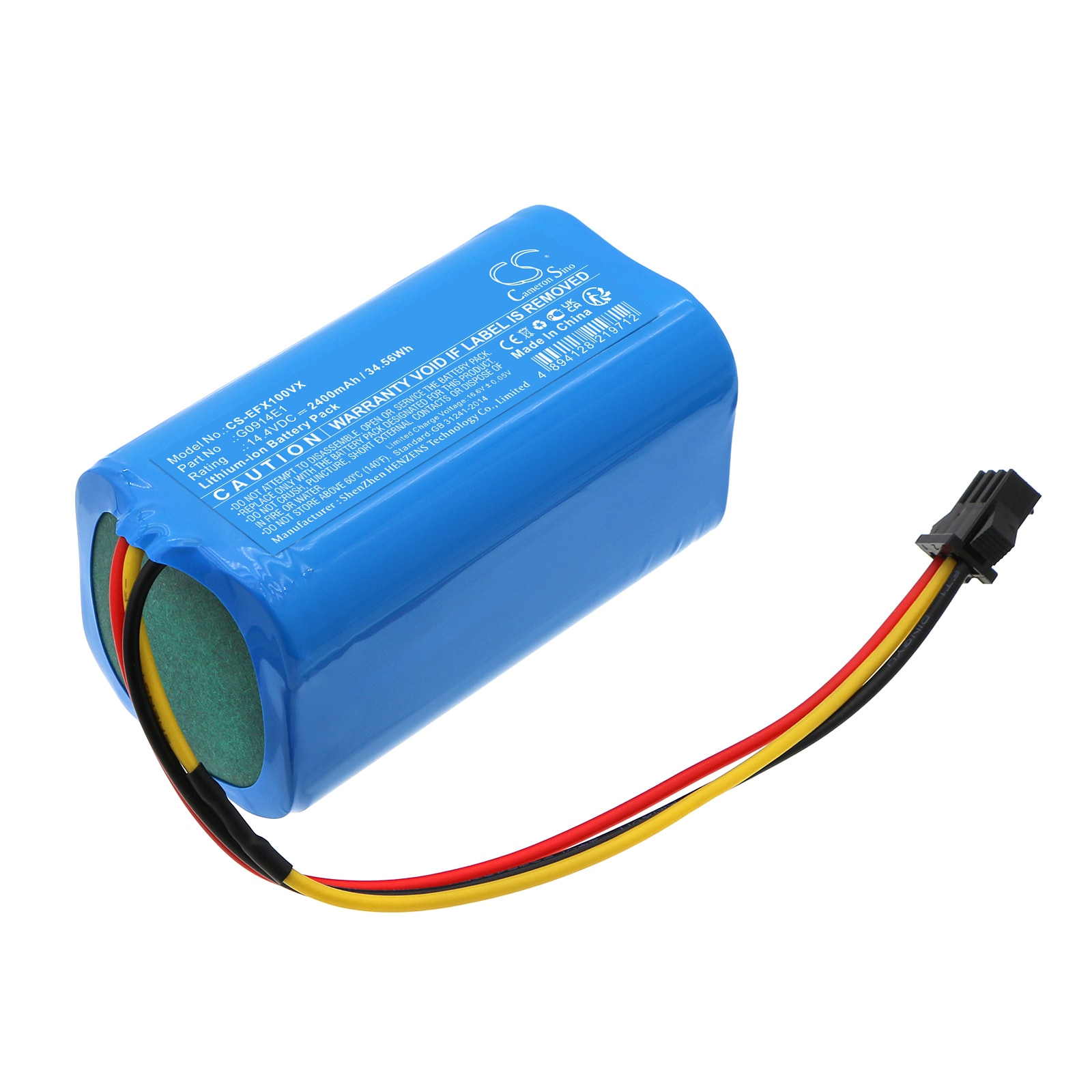 Batteri for støvsuger til Eufy RoboVac X10 Pro Omni, X10 Pro, X10 Pro Omni