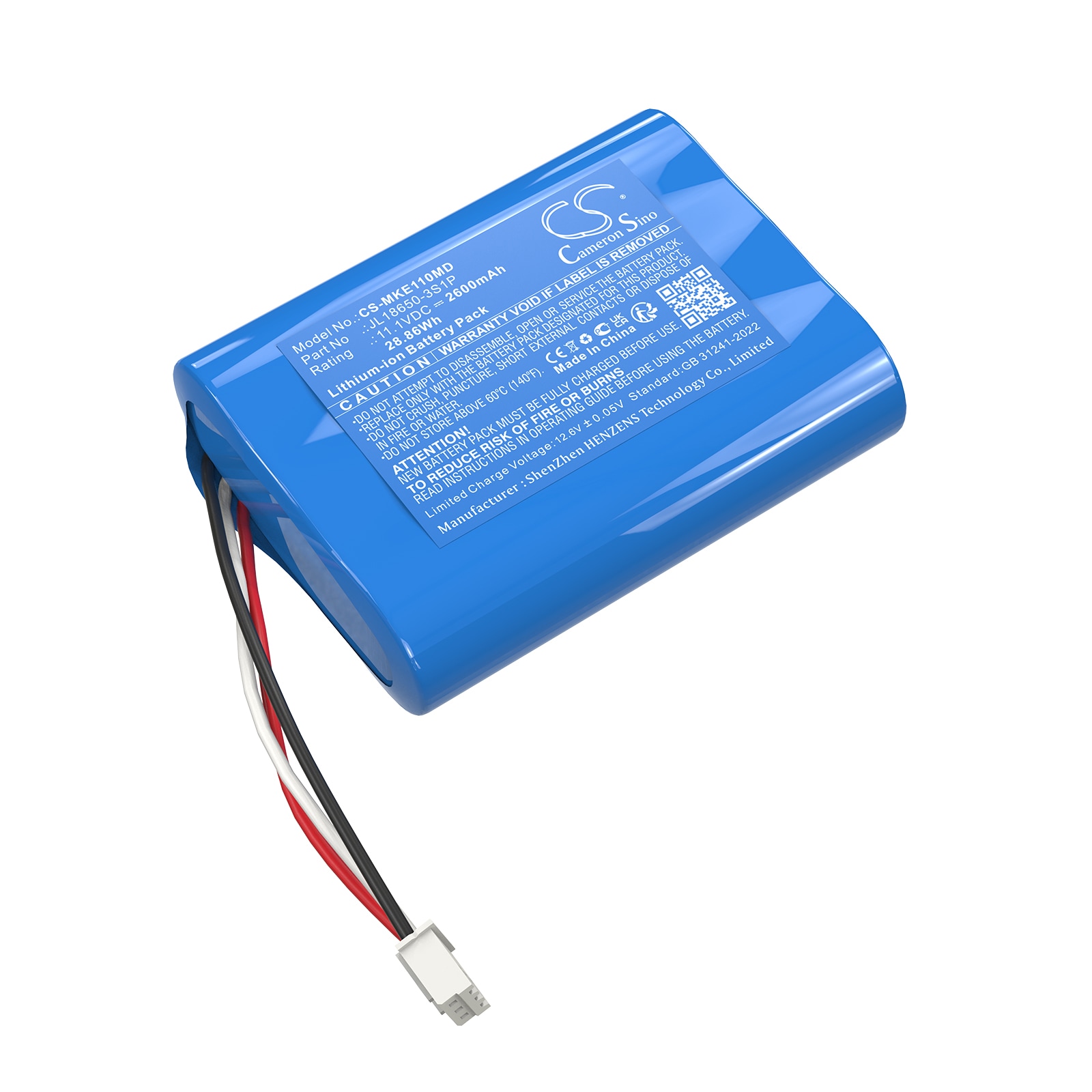 Batteri for medisinsk utstyr til MDKMed ME11