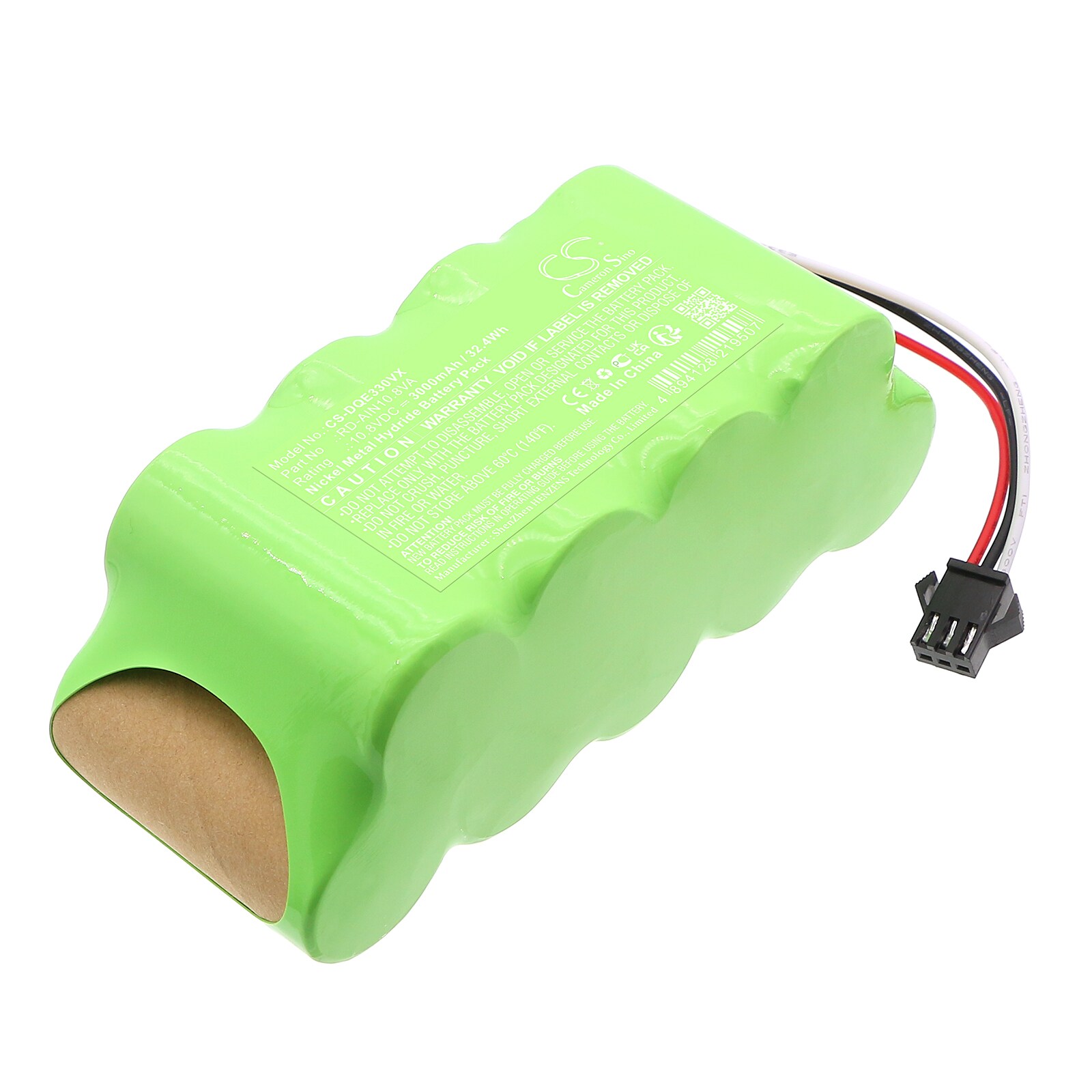Batteri for vakuum til Diqee 330A, 330B, 330C