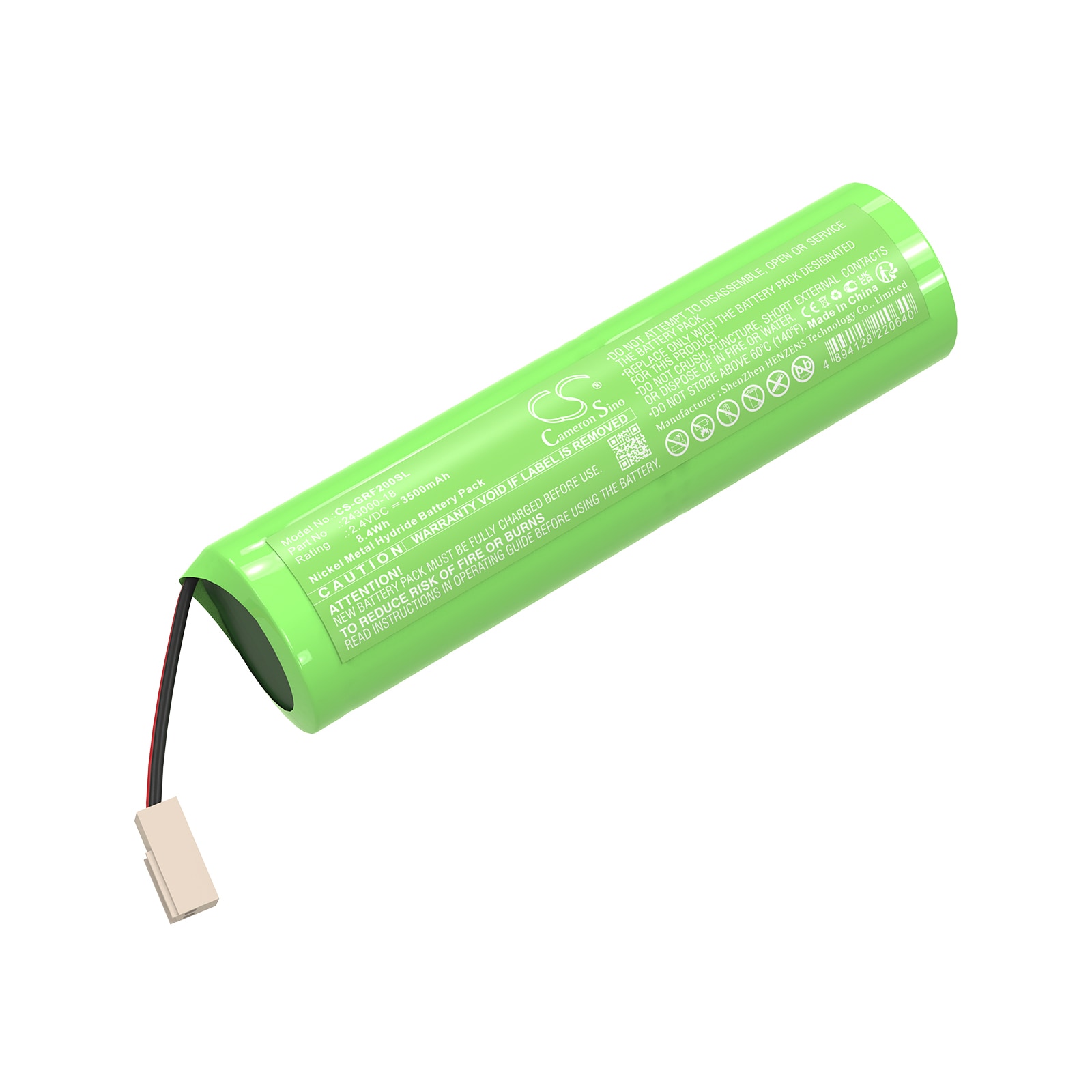 Batteri for test, oppmåling, utstyr for Geo-Fennel FL 1000, FLG 250 grun og andre.