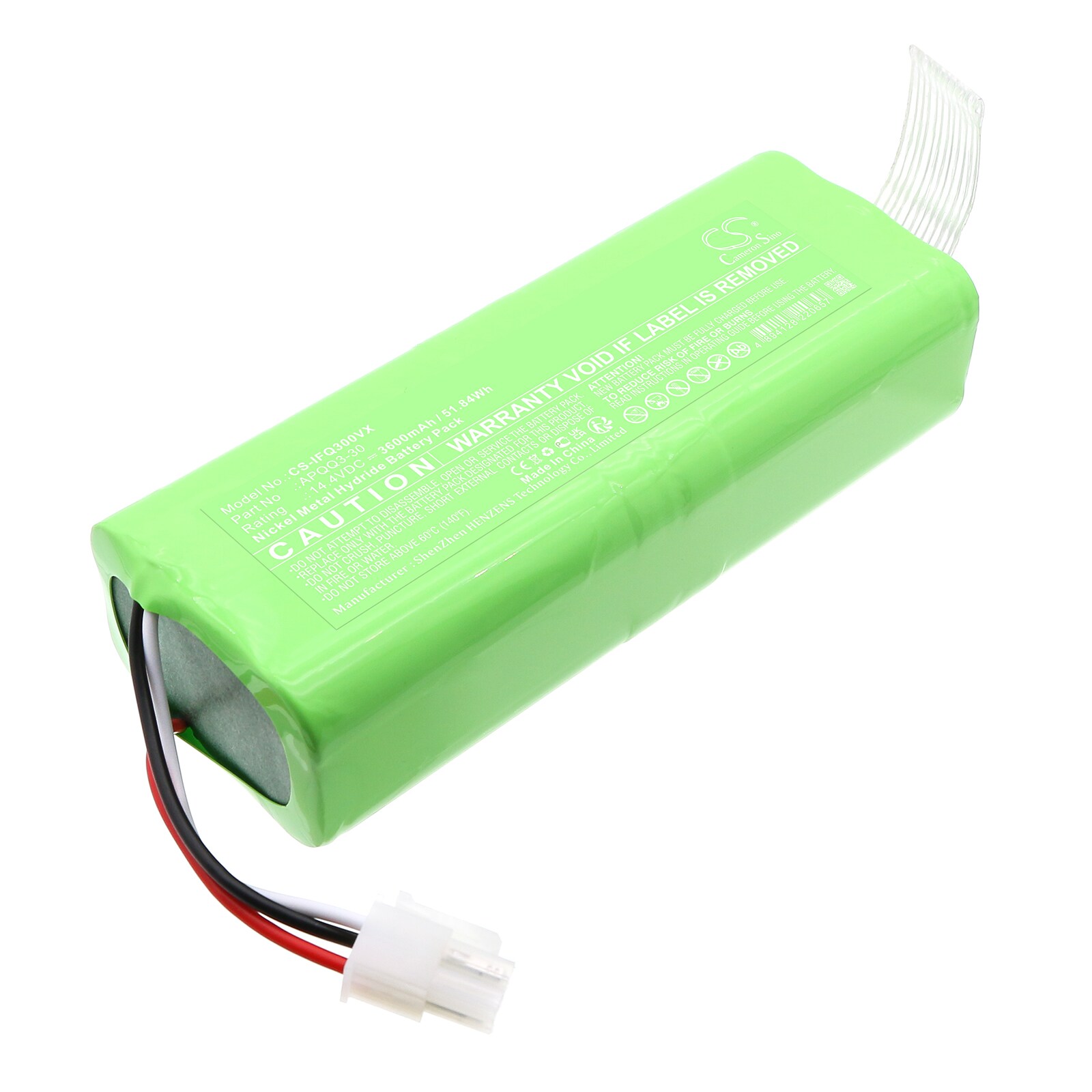Batteri for støvsuger til Infinuvo Cleanmate QQ-3, Cleanmate QQ-3L, Cleanmate QQ-3LT og andre.