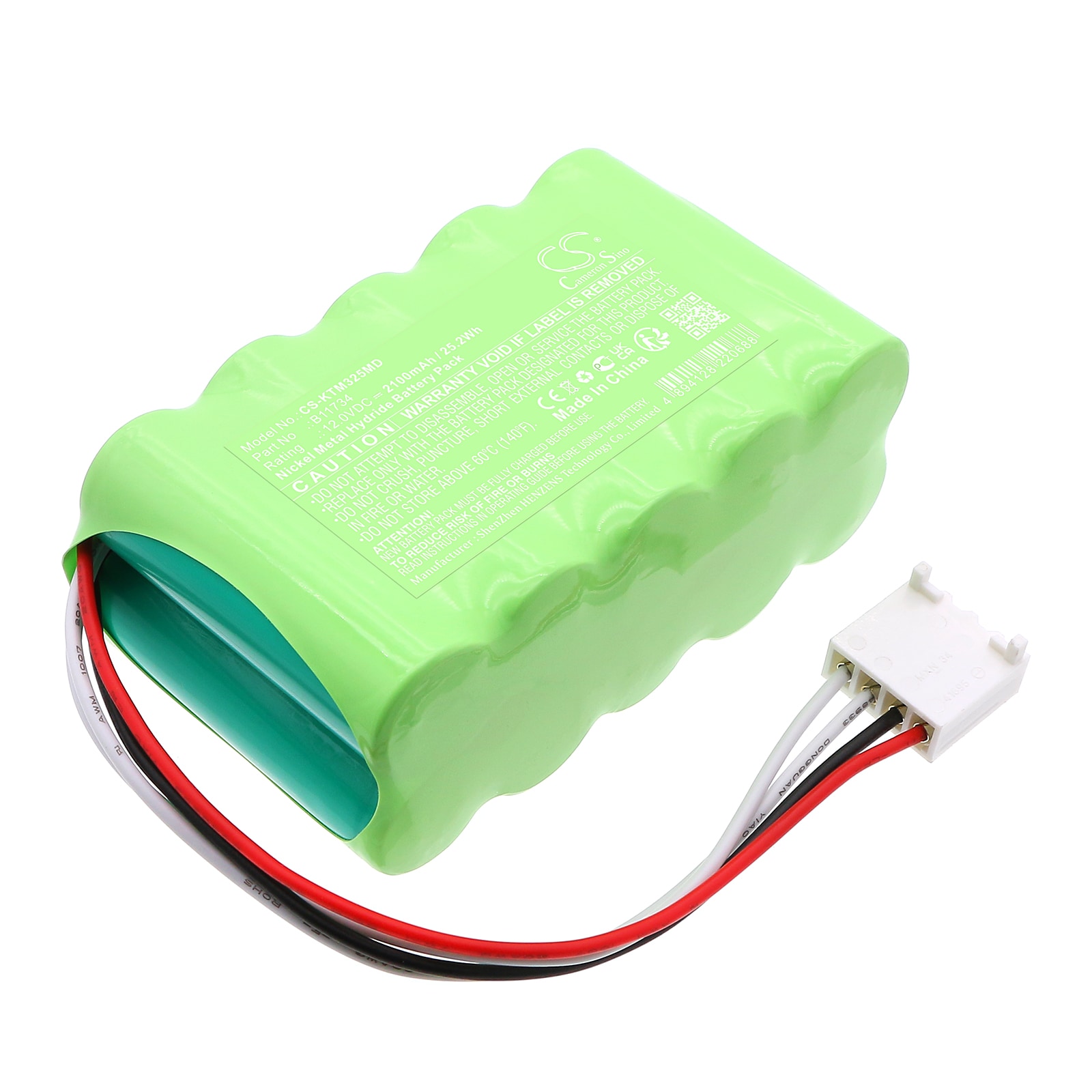 Batteri for medisinsk for KCI Info VAC-behandlingsenhet, VAC Freedom Behandlingsenhet