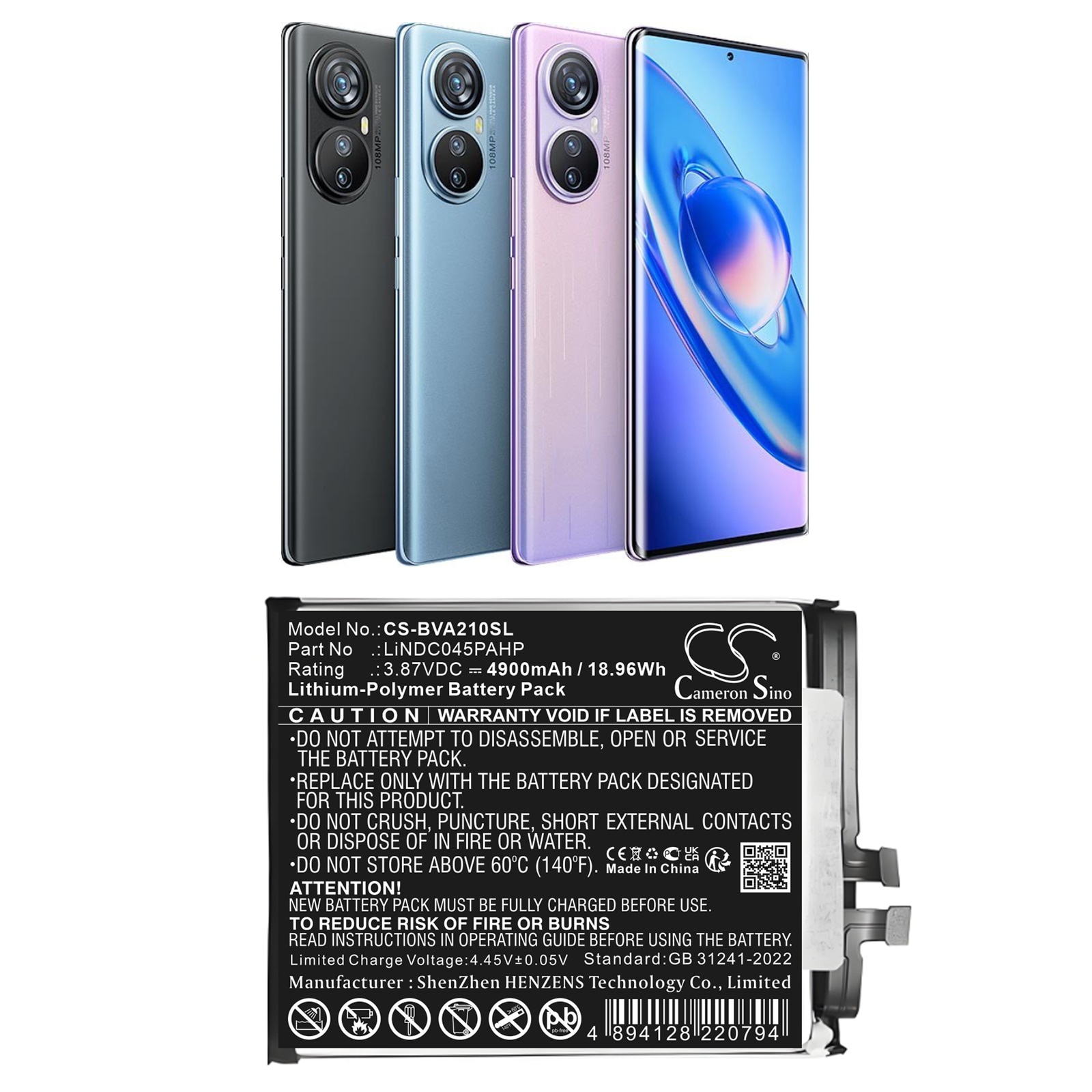 Batteri for SmartPhone, Mobil for Blackview A200 Pro