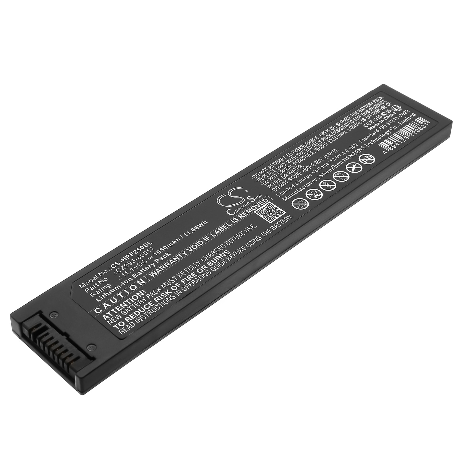 Batteri til skriver for HP HP OfficeJet 200 Mobile Printer og andre