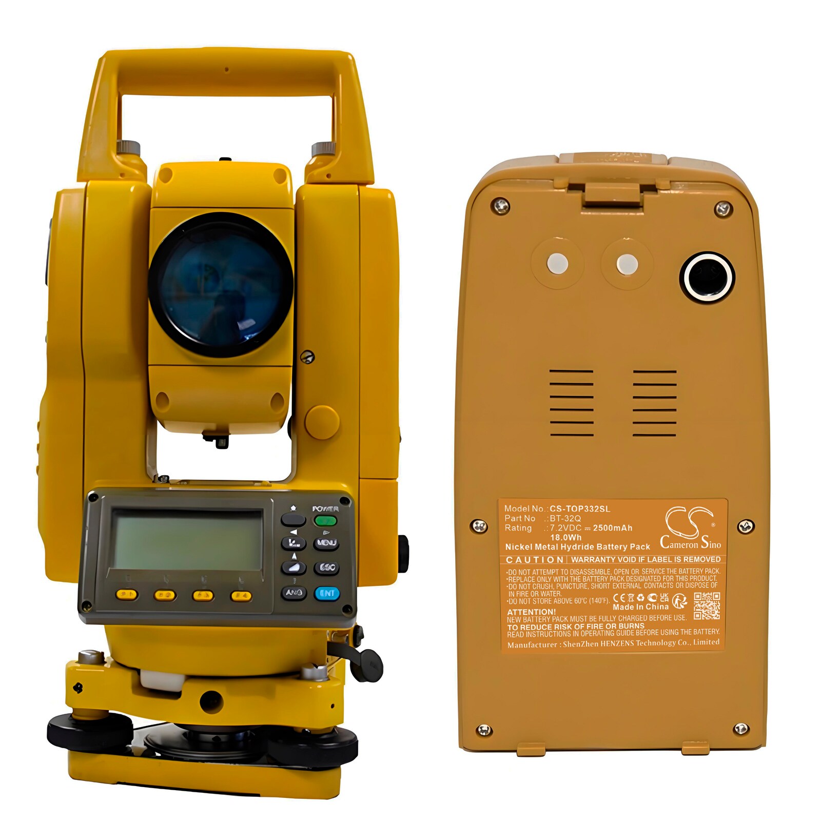 Batteri for test, undersøkelse, utstyr for Topcon CTS-3000, GPT-1000, GPT-1003 etc.