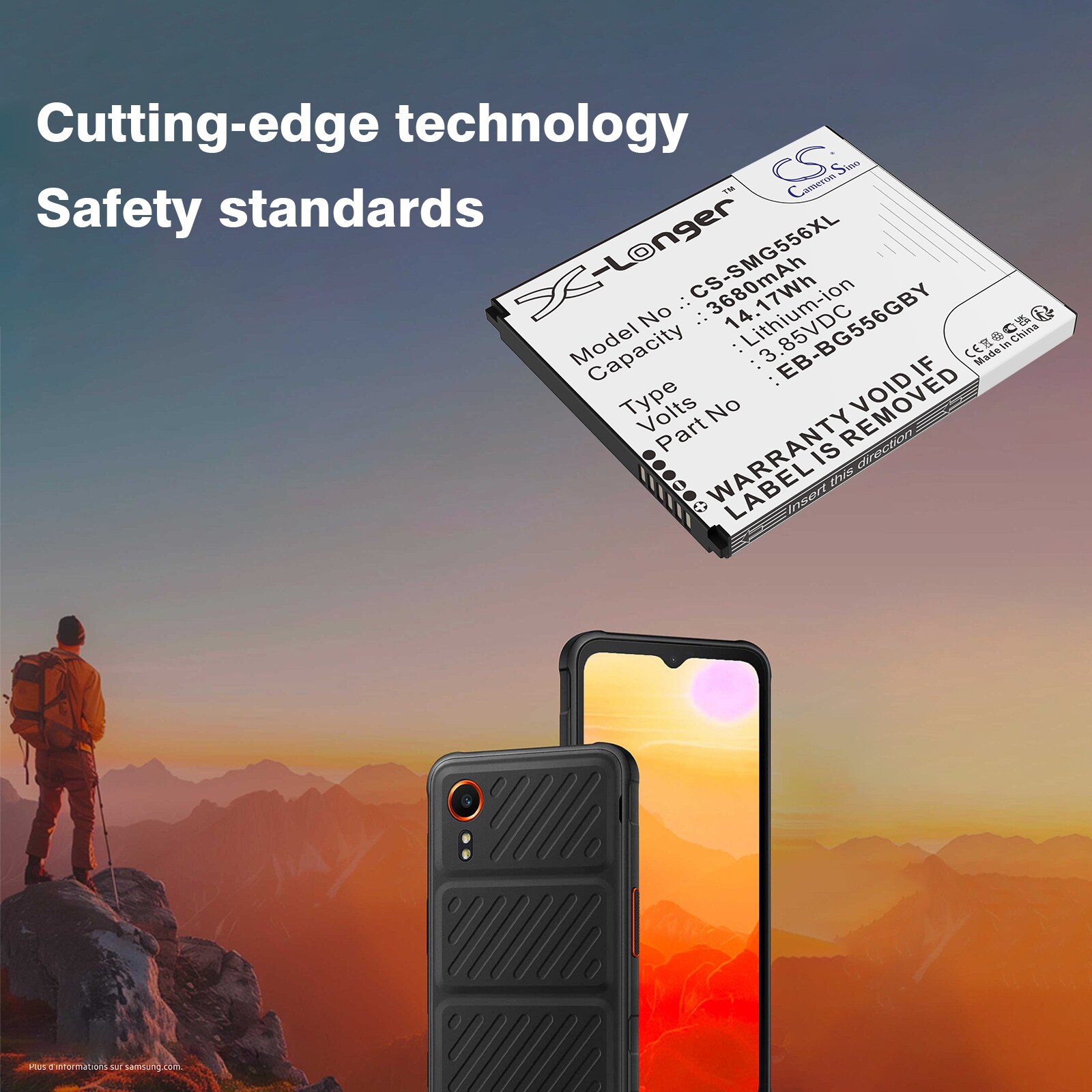Batteri for SmartPhone, Mobil for Samsung Galaxy XCover7 5G, Galaxy Xcover 7