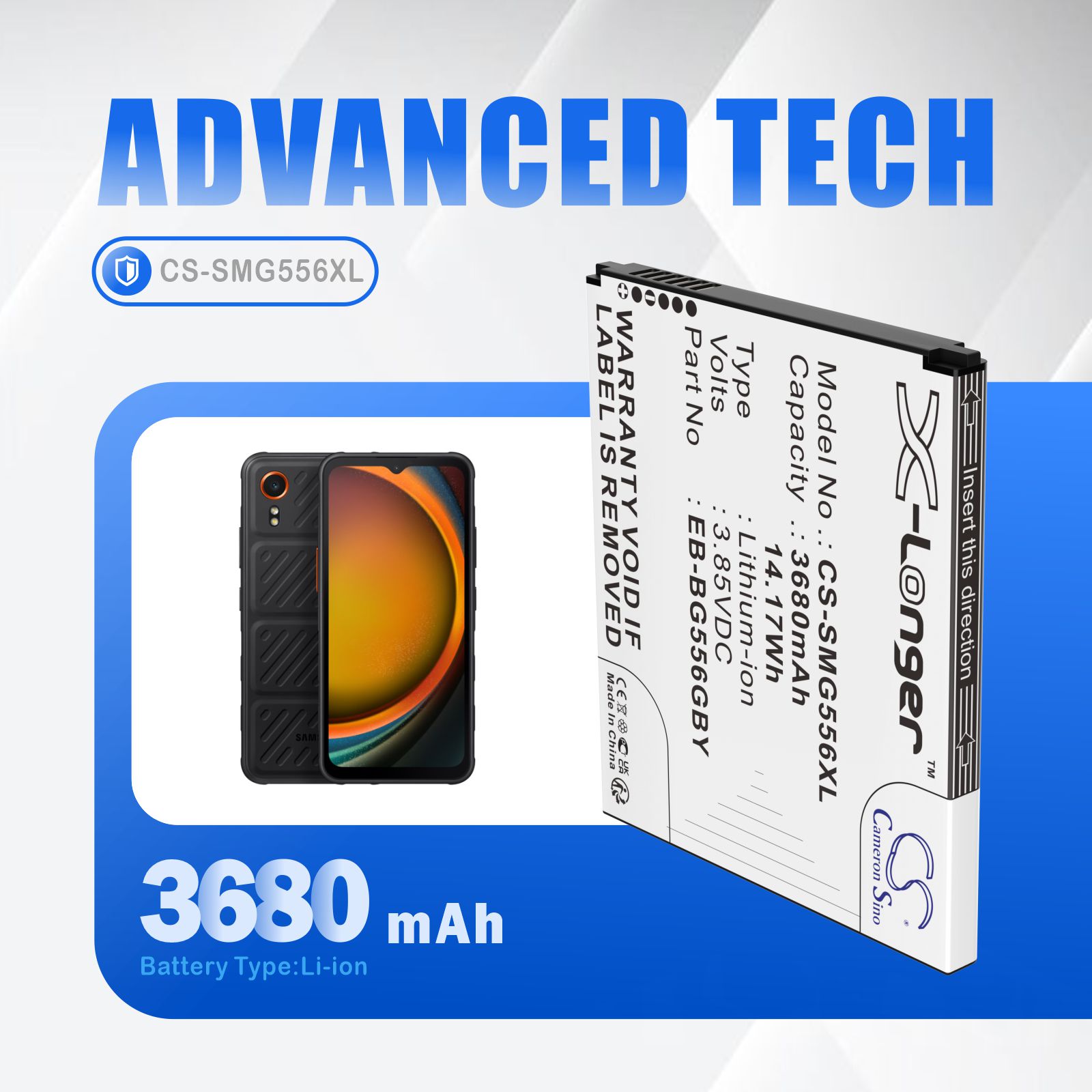 Batteri for SmartPhone, Mobil for Samsung Galaxy XCover7 5G, Galaxy Xcover 7