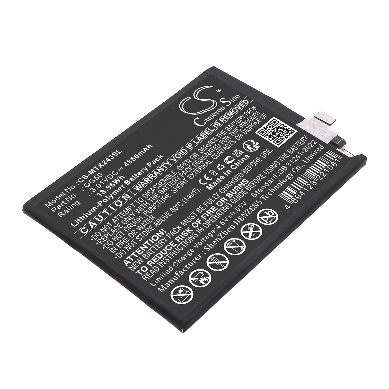 Batteri for SmartPhone, Mobil for Motorola Moto G35 5G, XT2433-1, XT2433-2 og andre.