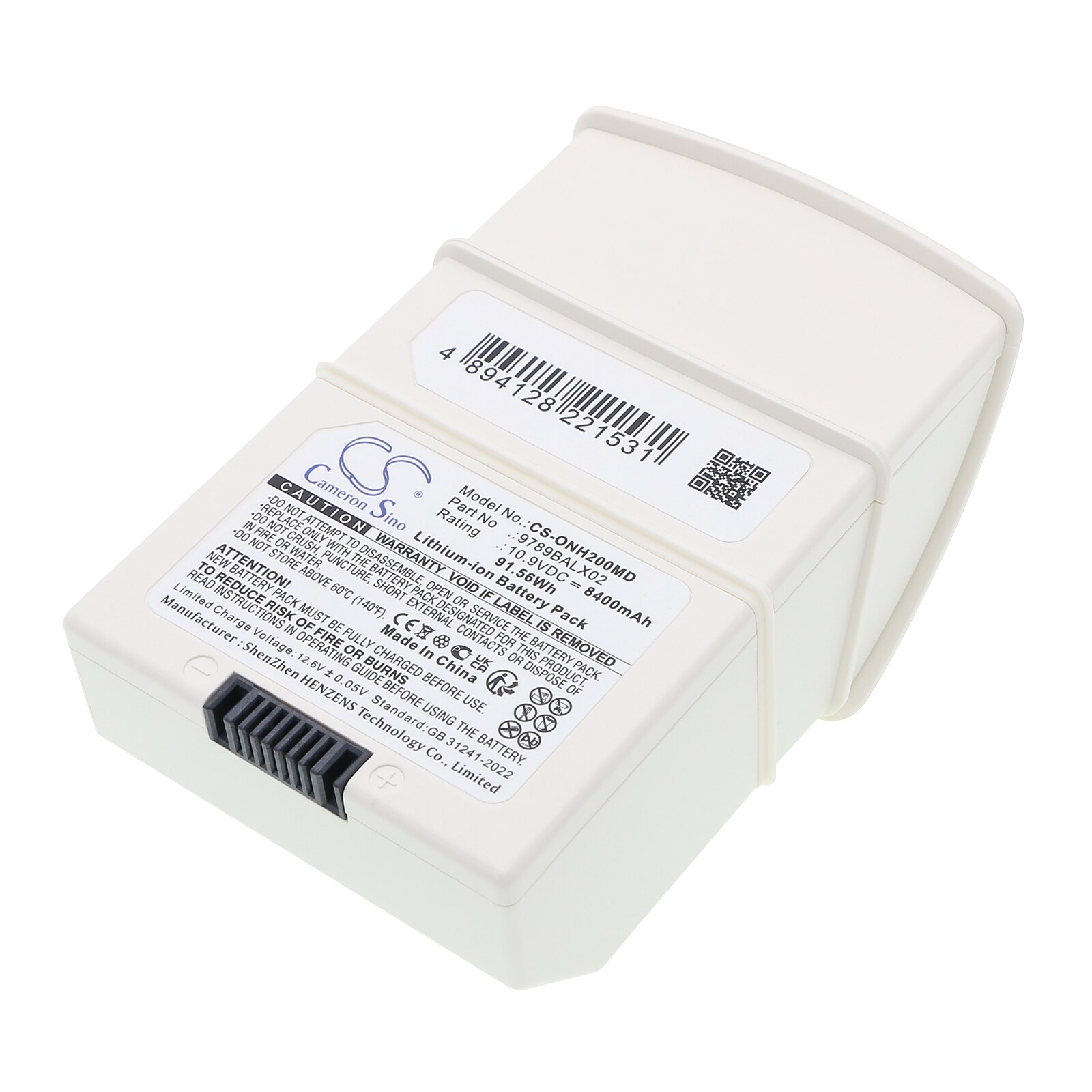 Batteri for medisinsk bruk for Onyx Healthcare OPM-P02T, OPM-P02T-00