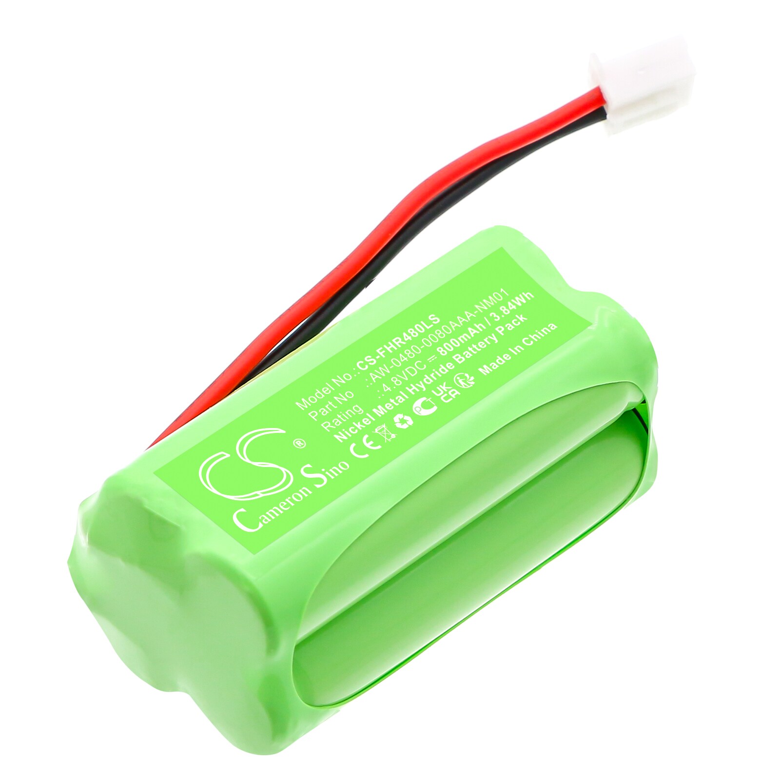 Batteri til nødlys for Fischer AW-0480-0080AAA-NM01
