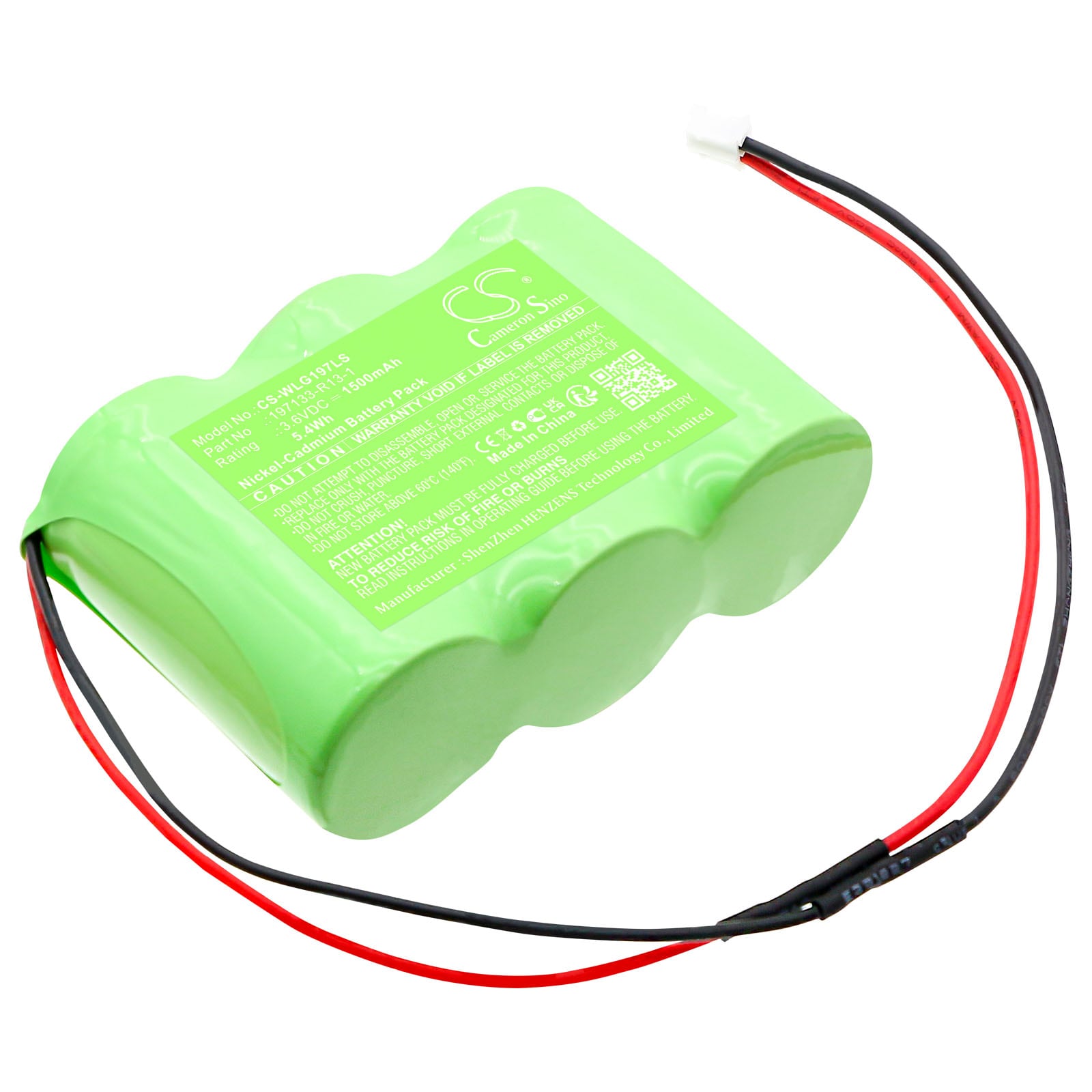 Batteri for nødlys for Willing Wi200552 3 VTCS