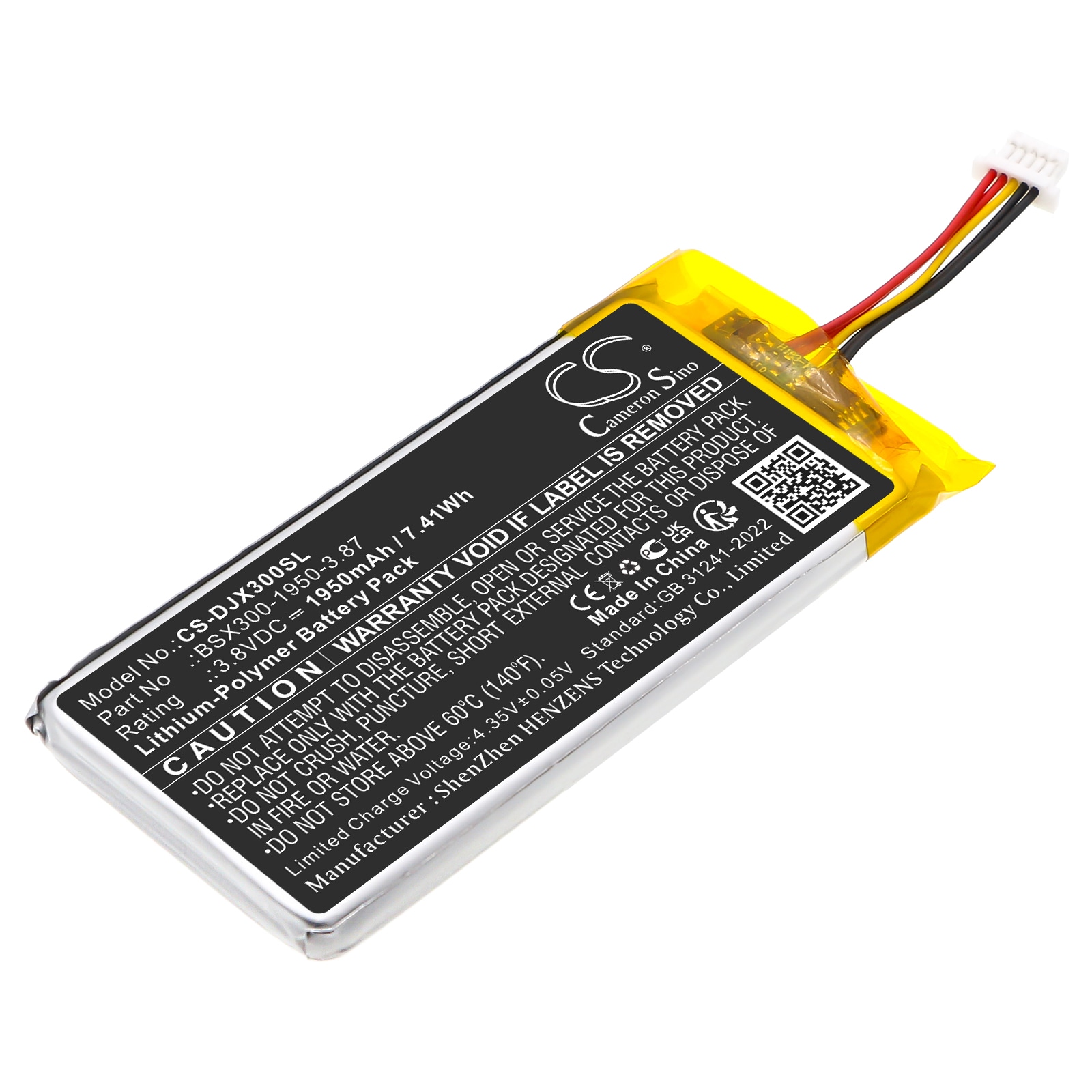 Batteri til mikrofon for DJI MIC Mini