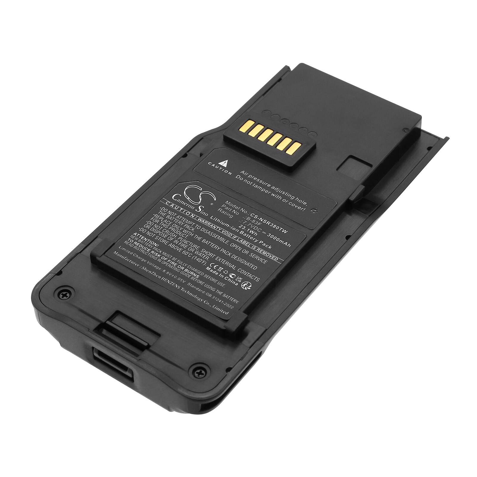 Batteri for Toveis radio for Inrico IRC380