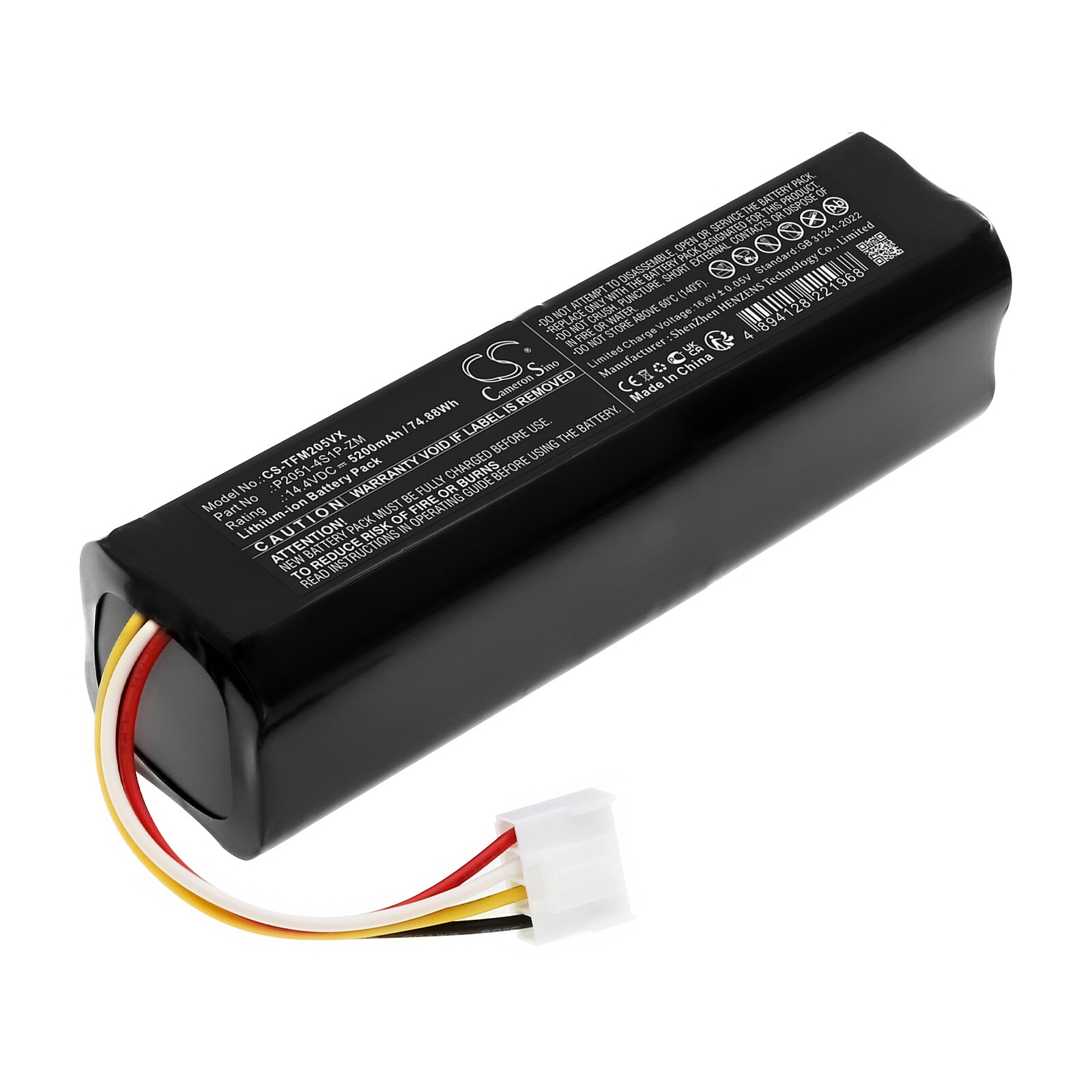 Batteri for vakuum til Trifo MAX-P, MAX-S