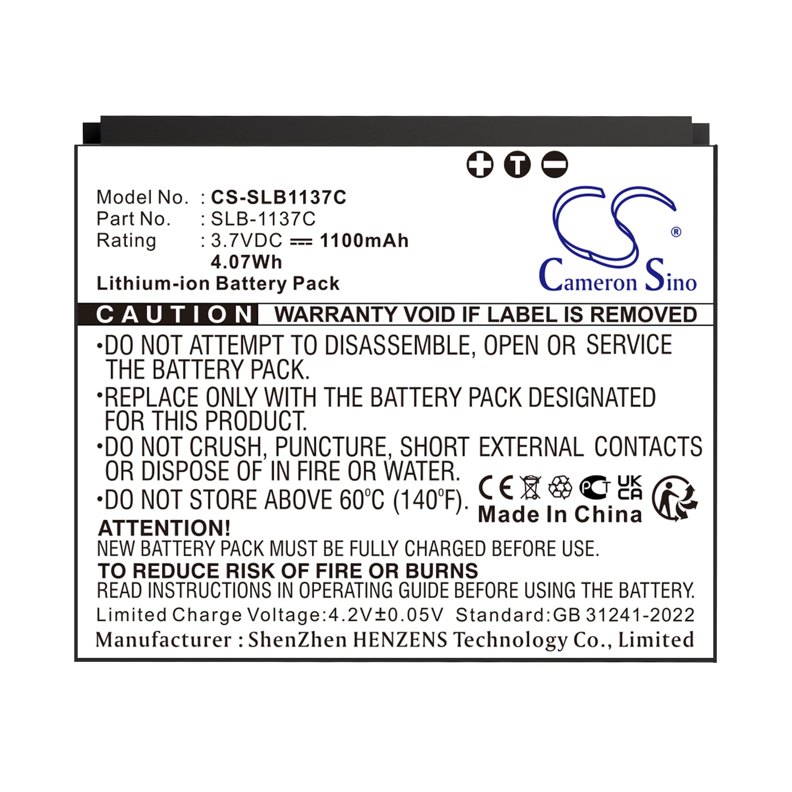 Batteri for kamera for Samsung Digimax i7